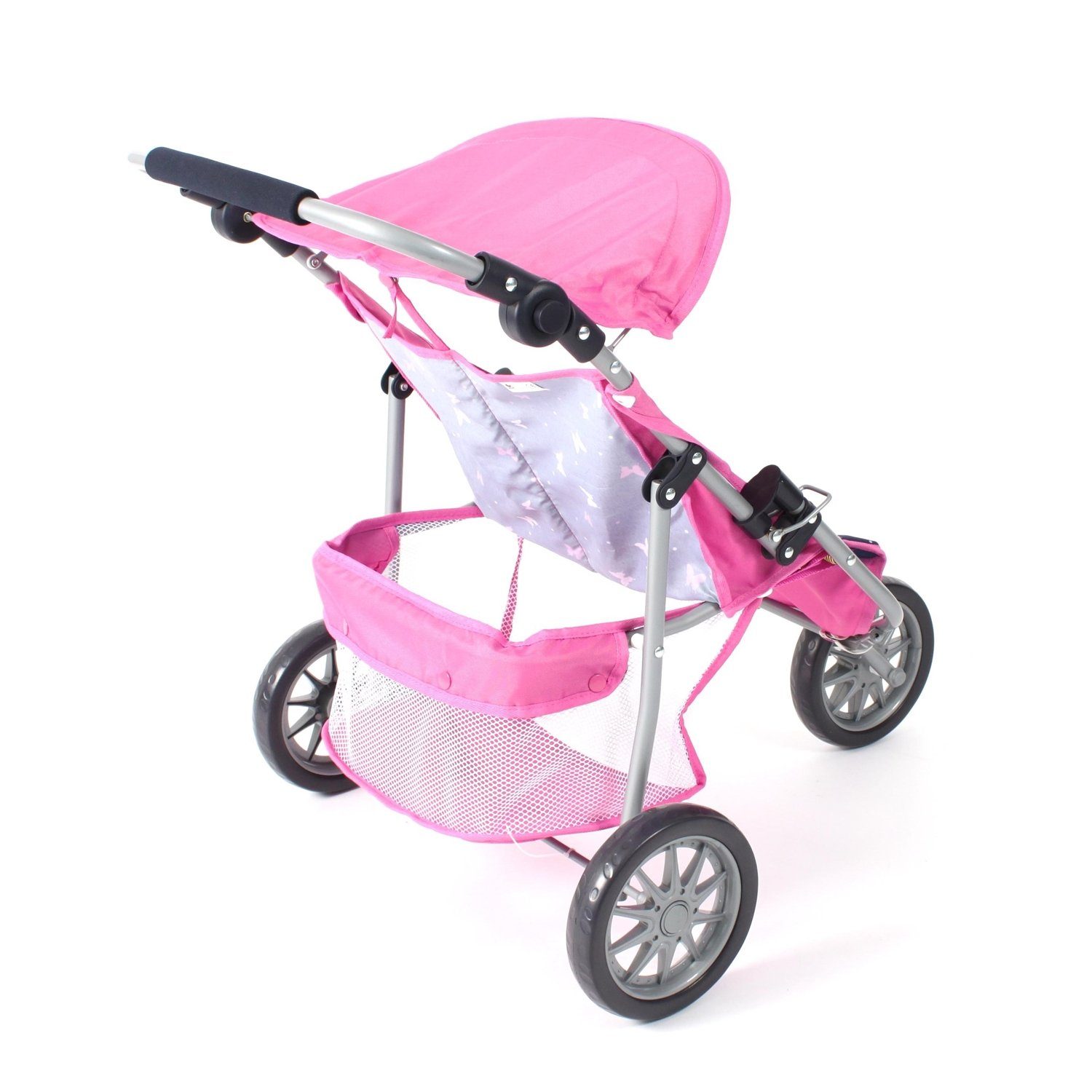 CHIC2000 Puppenwagen 697-33 Zwillings-Jogger Puppenwagen "Butterfly"