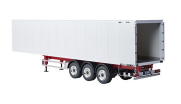 CARSON RC-Truck Carson Truck Anhänger 3 Achs Kofferauflieger Ver. 3 weiß 1/14