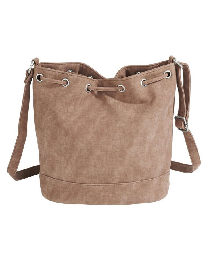 Heine Tasche mit Stickerei In lässiger Beutelform online