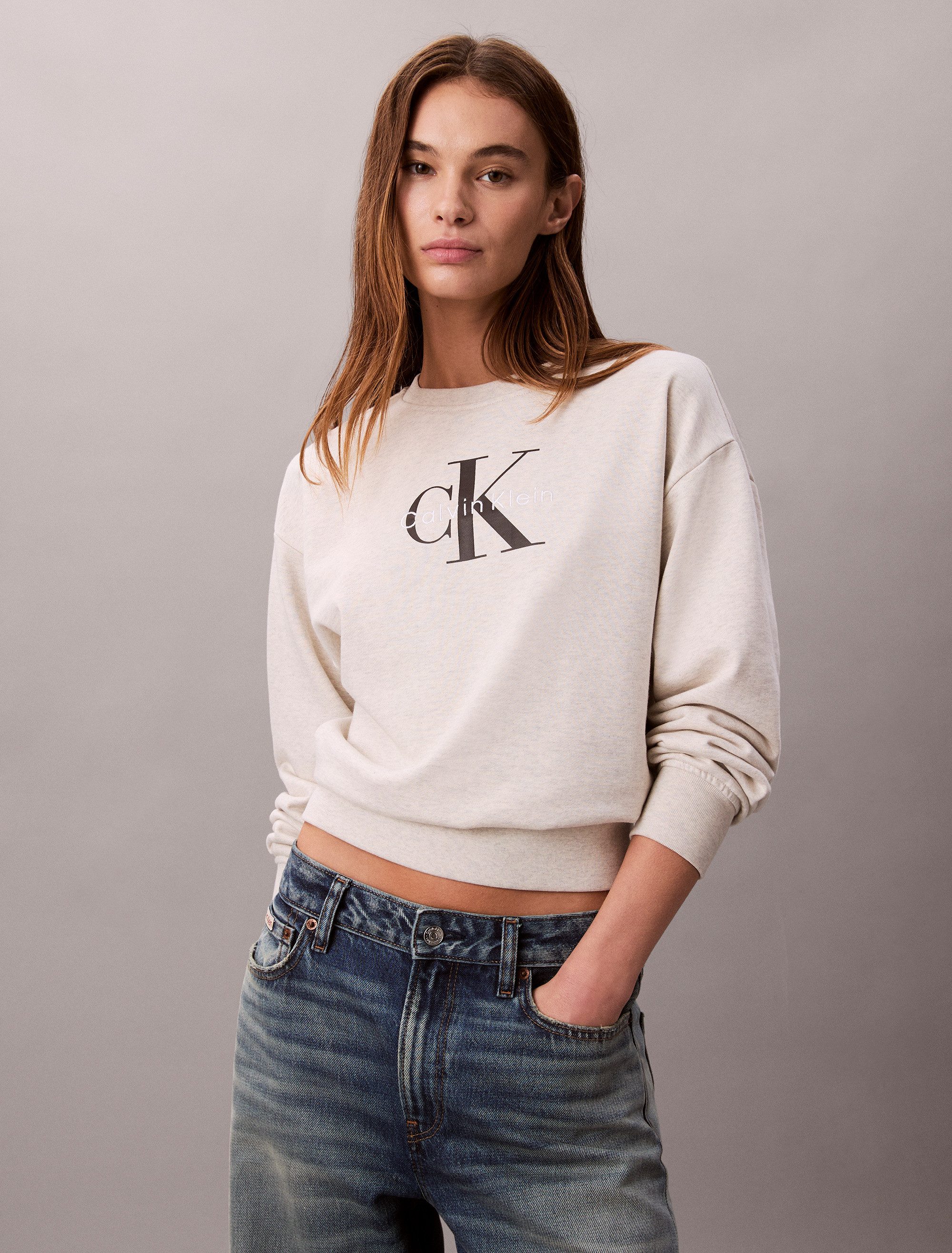 Calvin Klein Jeans Sweatshirt LS MNLG günstig online kaufen