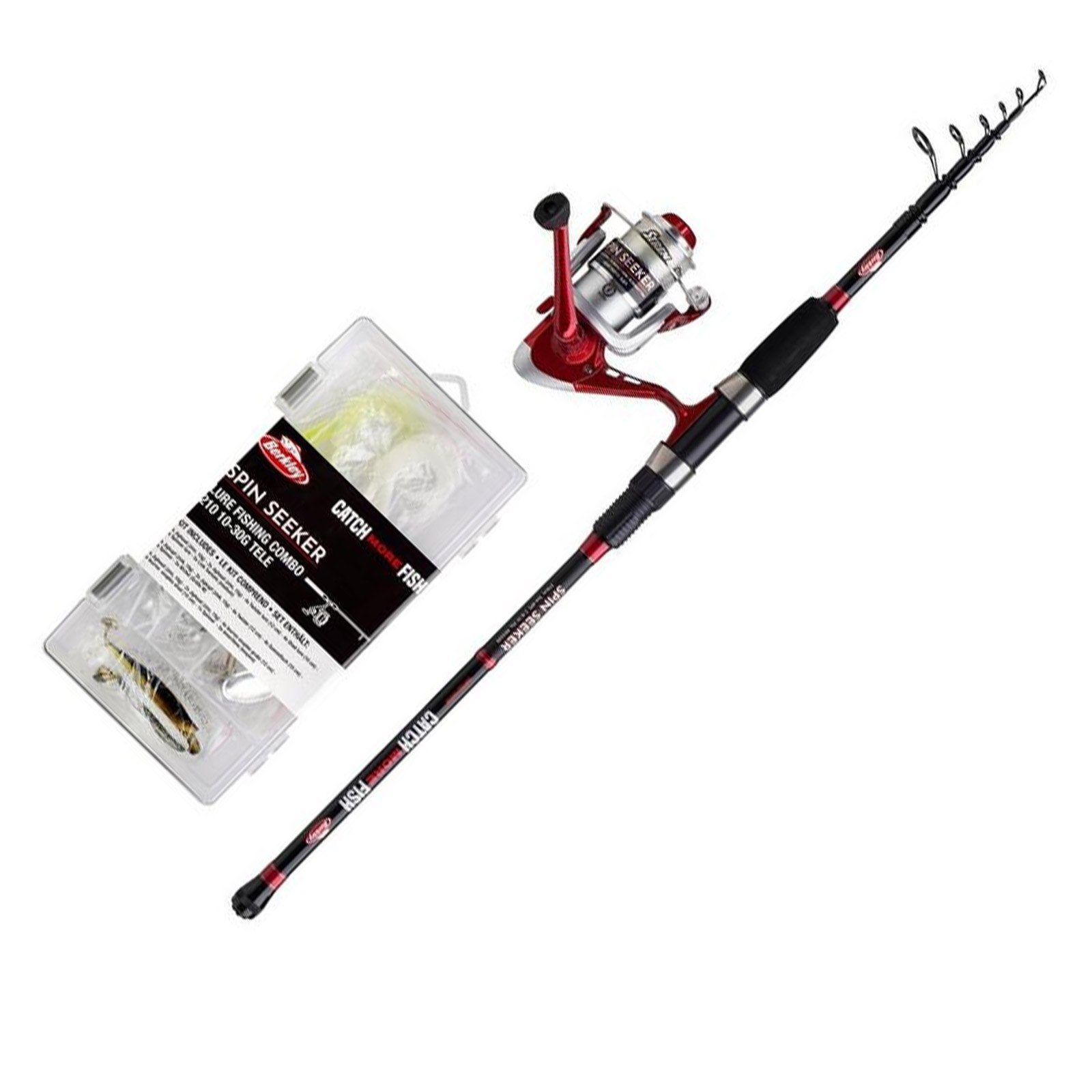 Berkley Spinnrute, Berkley Catch More Fish Spin Seeker Tele Combo - Spinn komplett Angelset