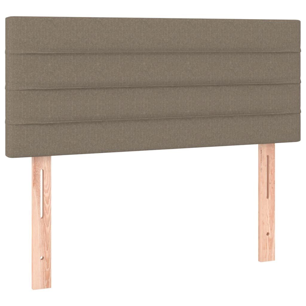 vidaXL Bett Kopfteil Taupe 80x5x78/88 cm Stoff (1-tlg)