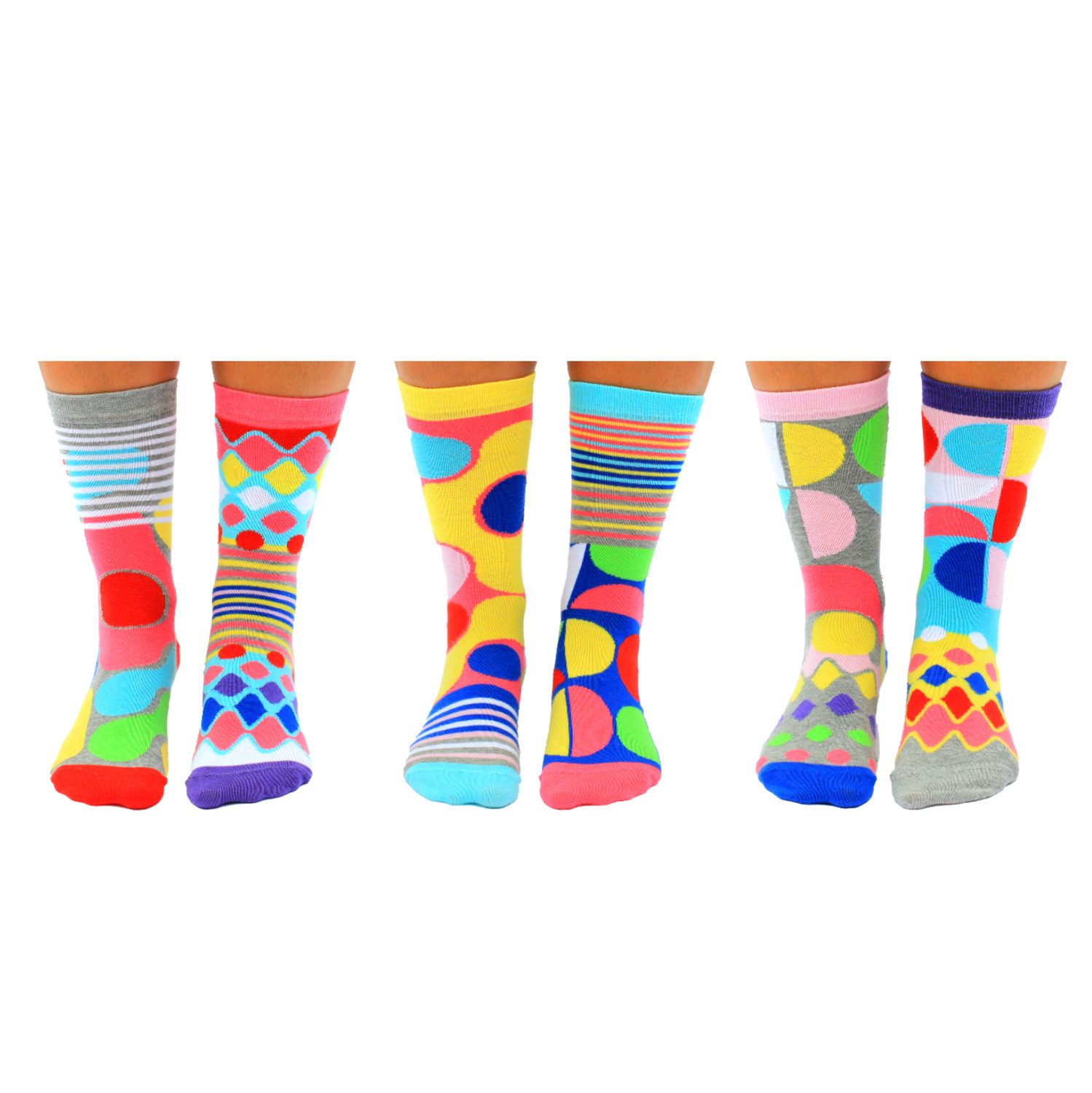 United Oddsocks Freizeitsocken Foot Kandy Oddsocks Socken in 37-42 im 6er Set