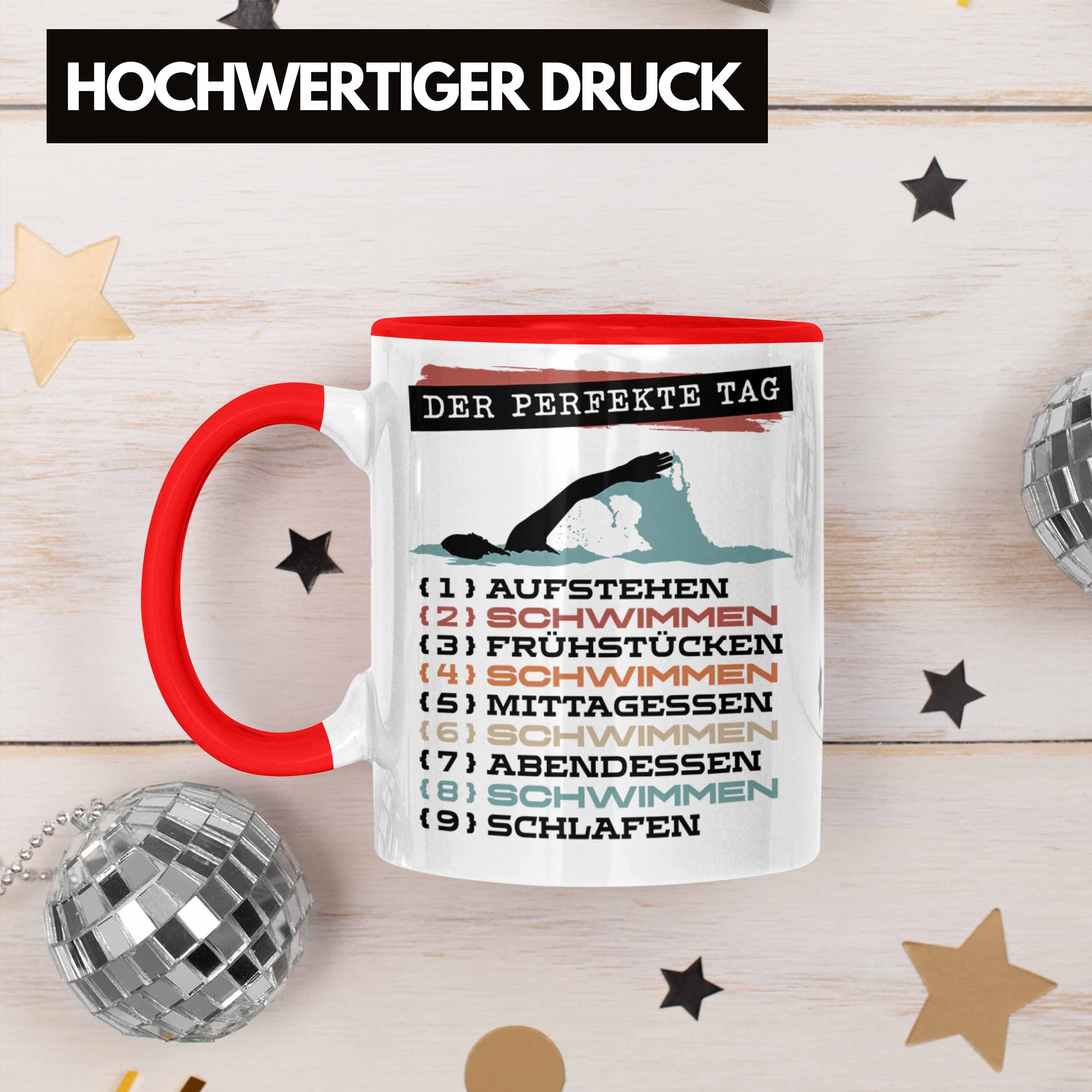Rot - Trendation Der Tag Becher Trendation Schwimme Tasse Geschenk Perfekte Tasse Schwimmer