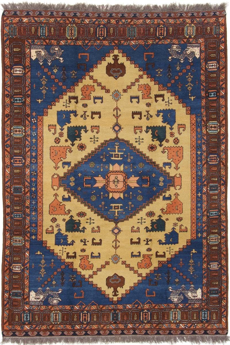 Orientteppich Afghan Kunduz 192x271 Handgeknüpfter Orientteppich, Nain Trading, rechteckig, Höhe: 6 mm