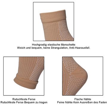 Rnemitery Kompressionsstrümpfe Knöchelbandage Kompressionssocken damen herren für Plantarfasziitis