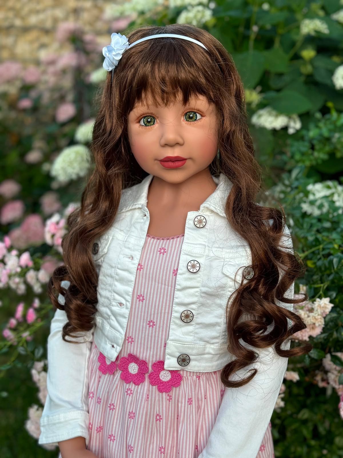 CMTPUPPENGALERIE Stehpuppe Bonnie von Monika Levenig - 122 cm - braun (1-tlg)