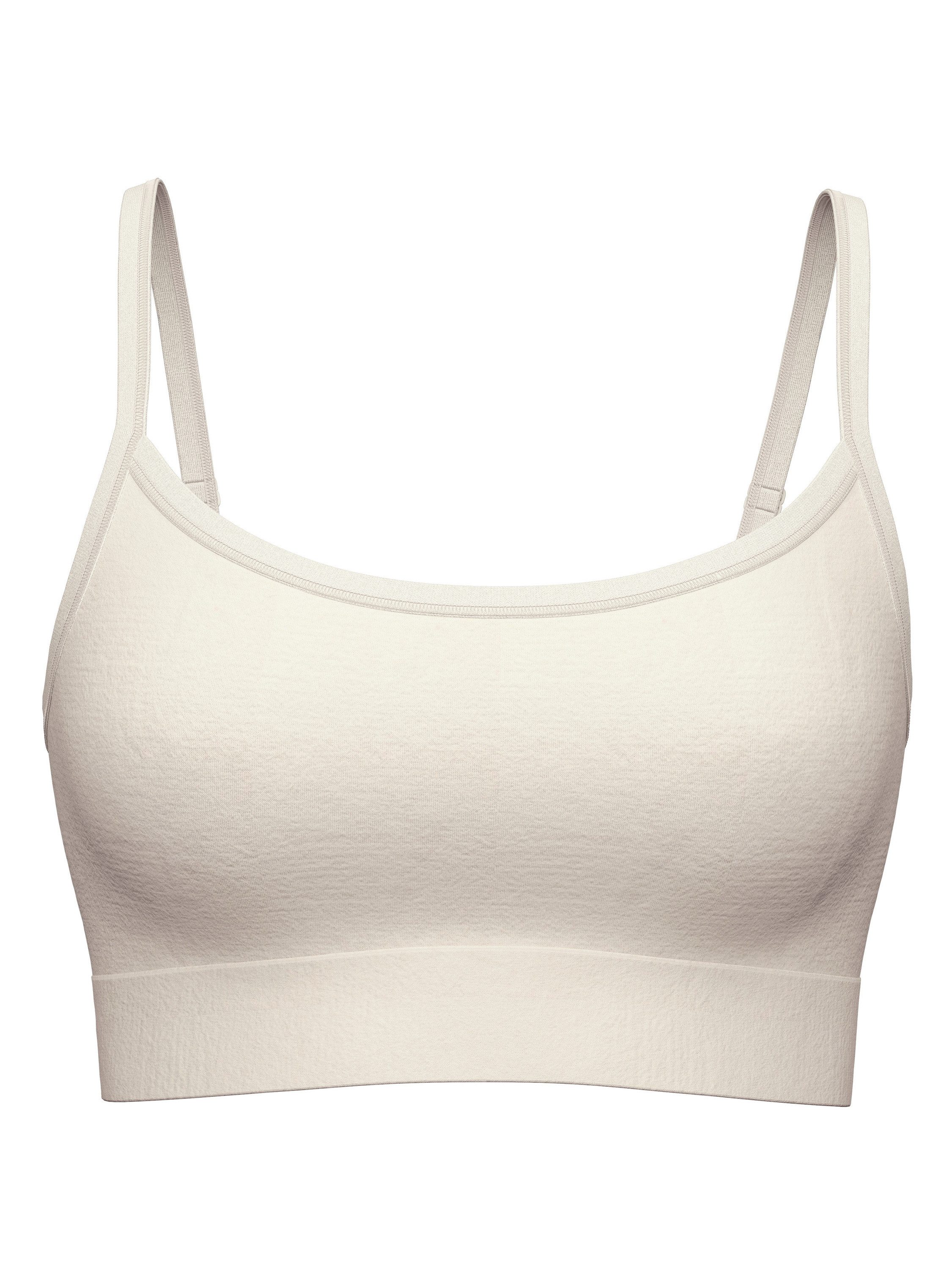 CALIDA Bustier Seamless Natural Damen (1-tlg) Seidig weich, nahtlos, elastisch
