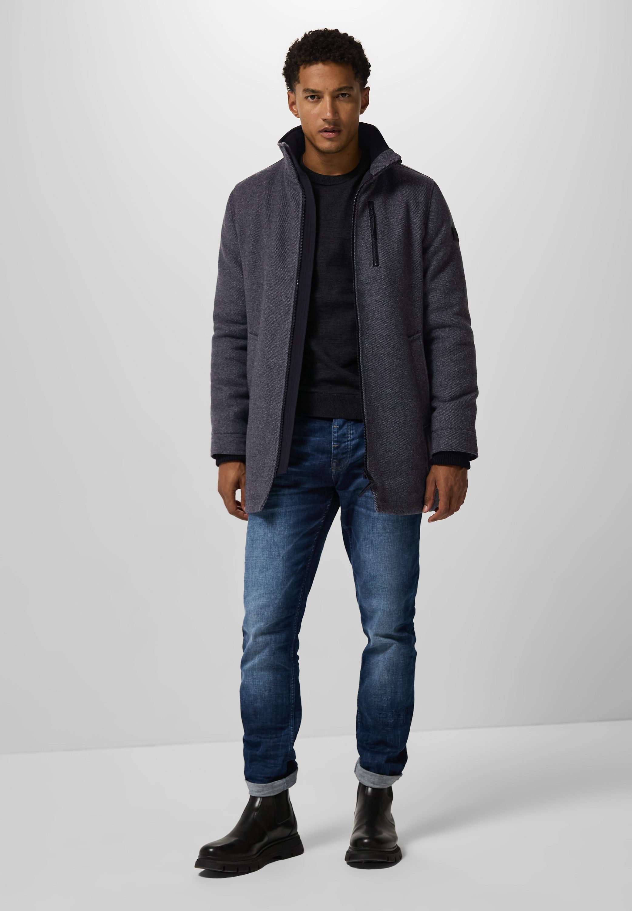 STREET ONE MEN Outdoorjacke mit Stehkragen
