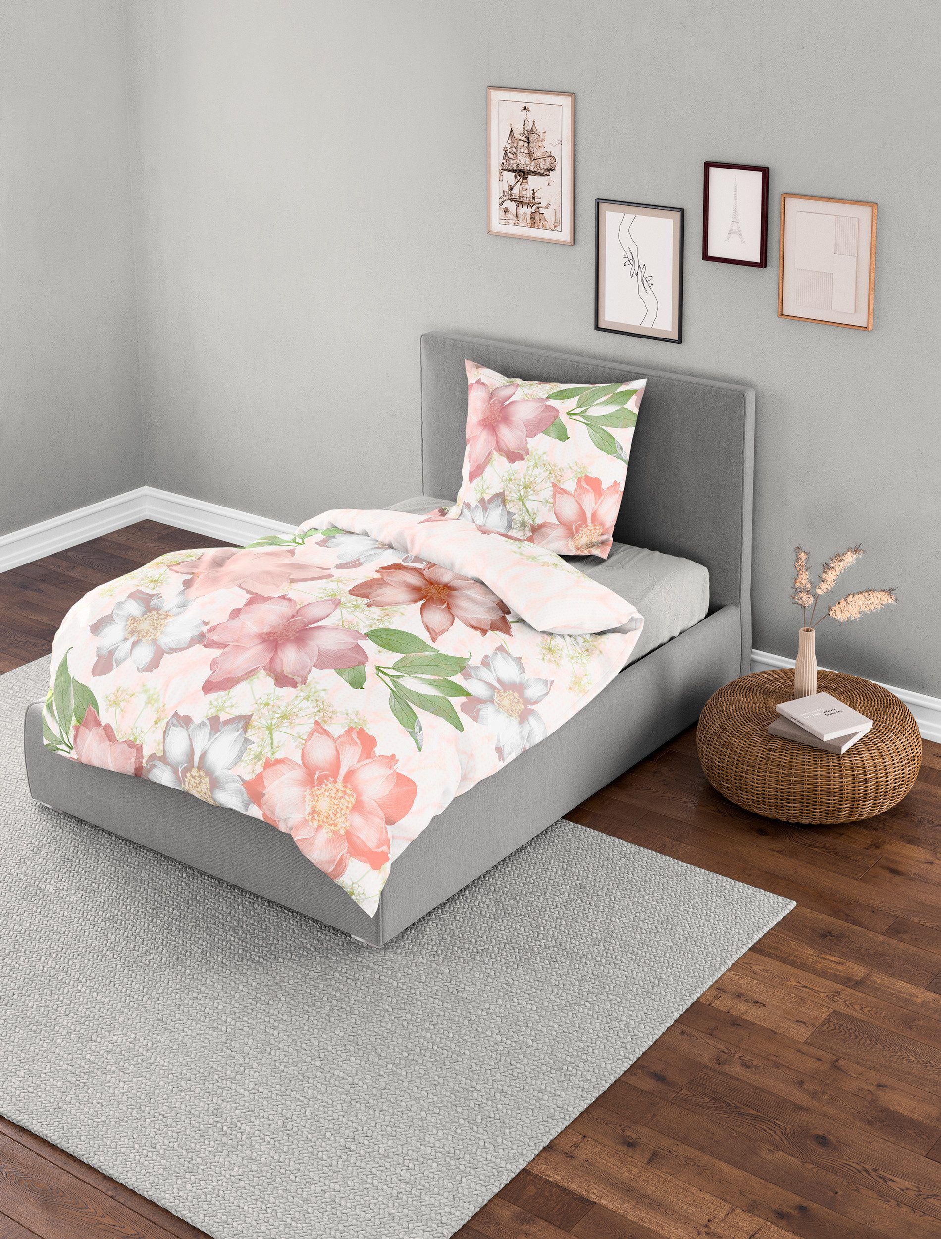 BIERBAUM Bettwäsche 5306, Mako-Satin, 2 teilig, günstig online kaufen