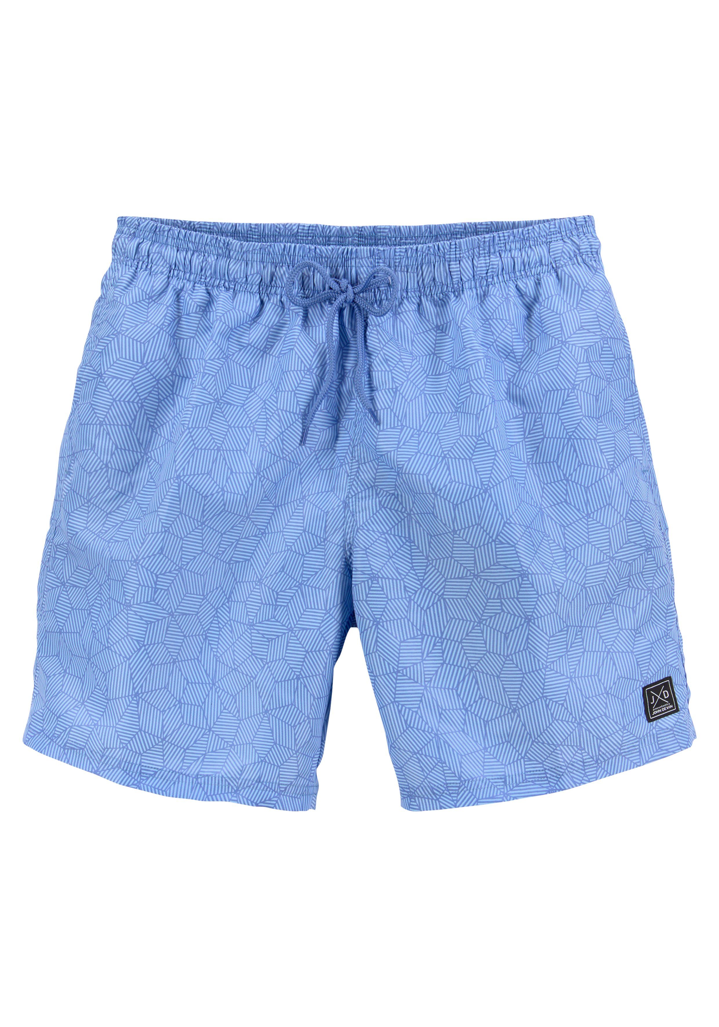 John Devin Badeshorts Rylan im Geo Druck – Bild 2 von 5