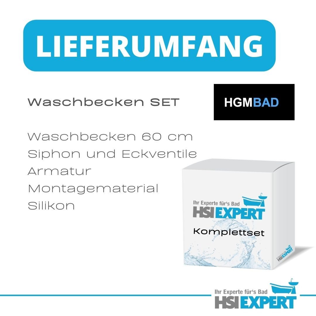 HGMBAD Waschbecken HGMBAD Waschbecken Waschtisch 60 günstig online kaufen