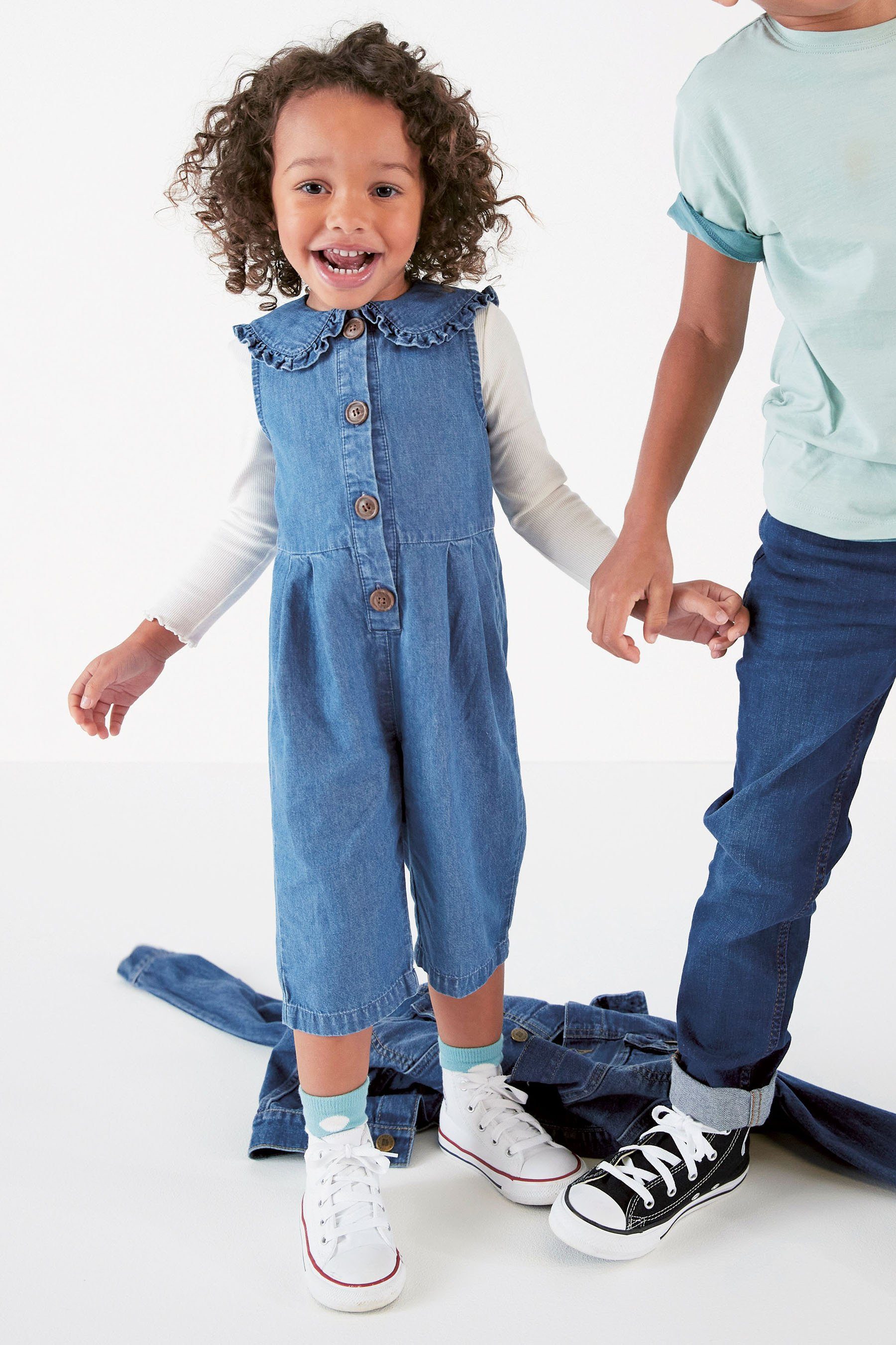 Next Langarmshirt Langärmeliges Feinripp-Shirt (1-tlg)