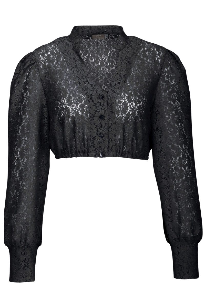 Berwin & Wolff Dirndlbluse Dirndlbluse - ROSELLA - schwarz