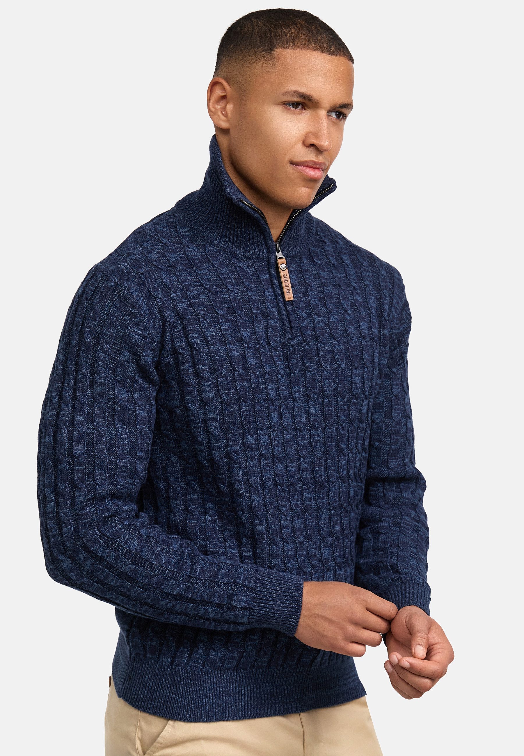 Indicode Strickpullover Herren INHector Pullover Herrenpullover