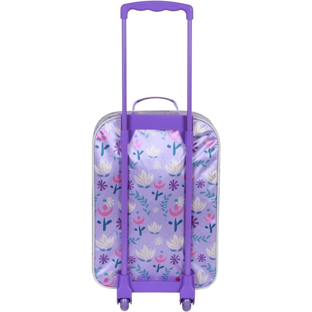 Karactermania Kinderkoffer 3D Disney Die Eiskönigin 2 Frozen Elsa Trolley Reisekoffer Koffer, Kinder-Trolley-Koffer im Soft 3D Design
