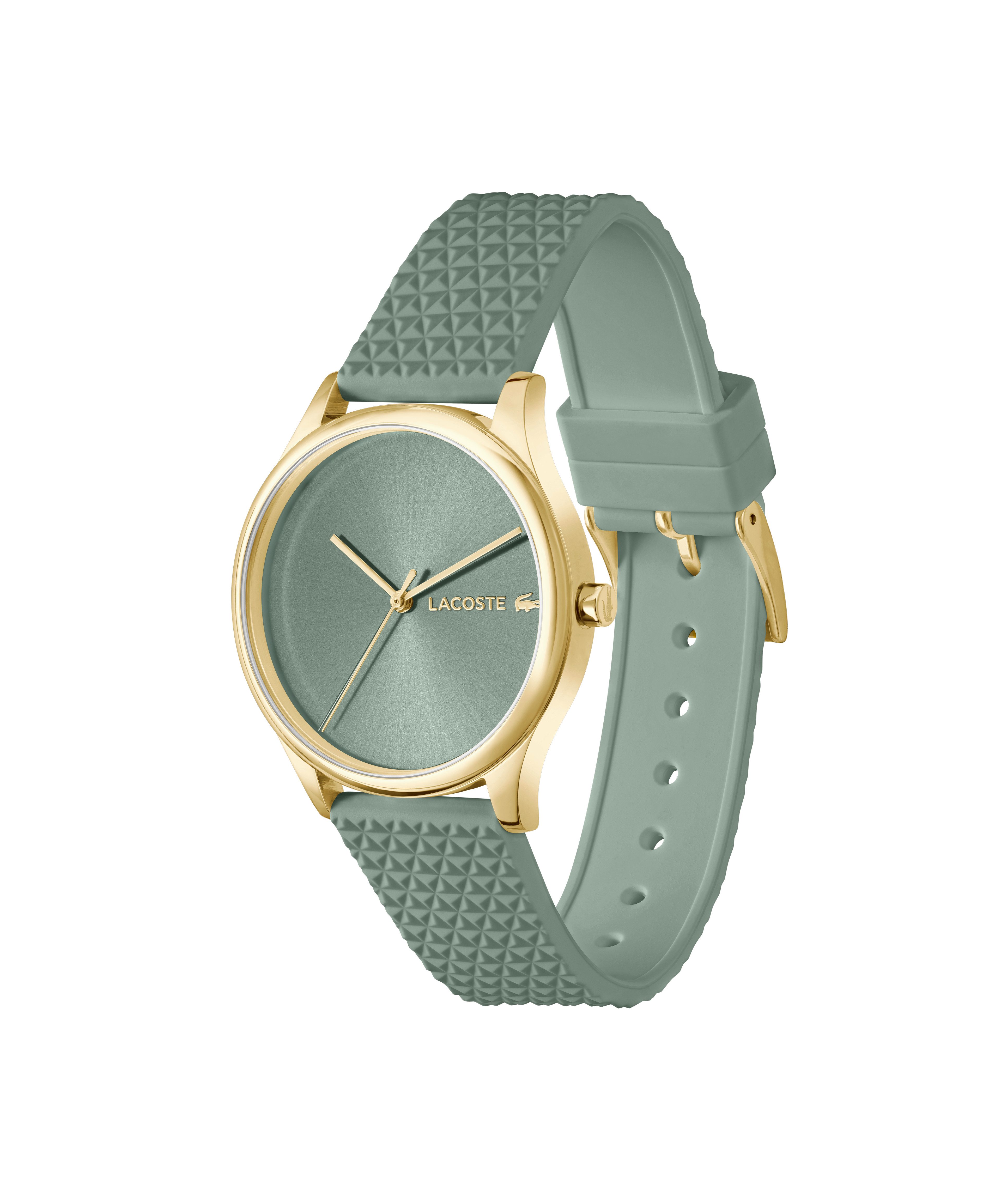Lacoste Quarzuhr CROCODELLE 2001491, Armbanduhr, Damenuhr, Silikonarmband, analog