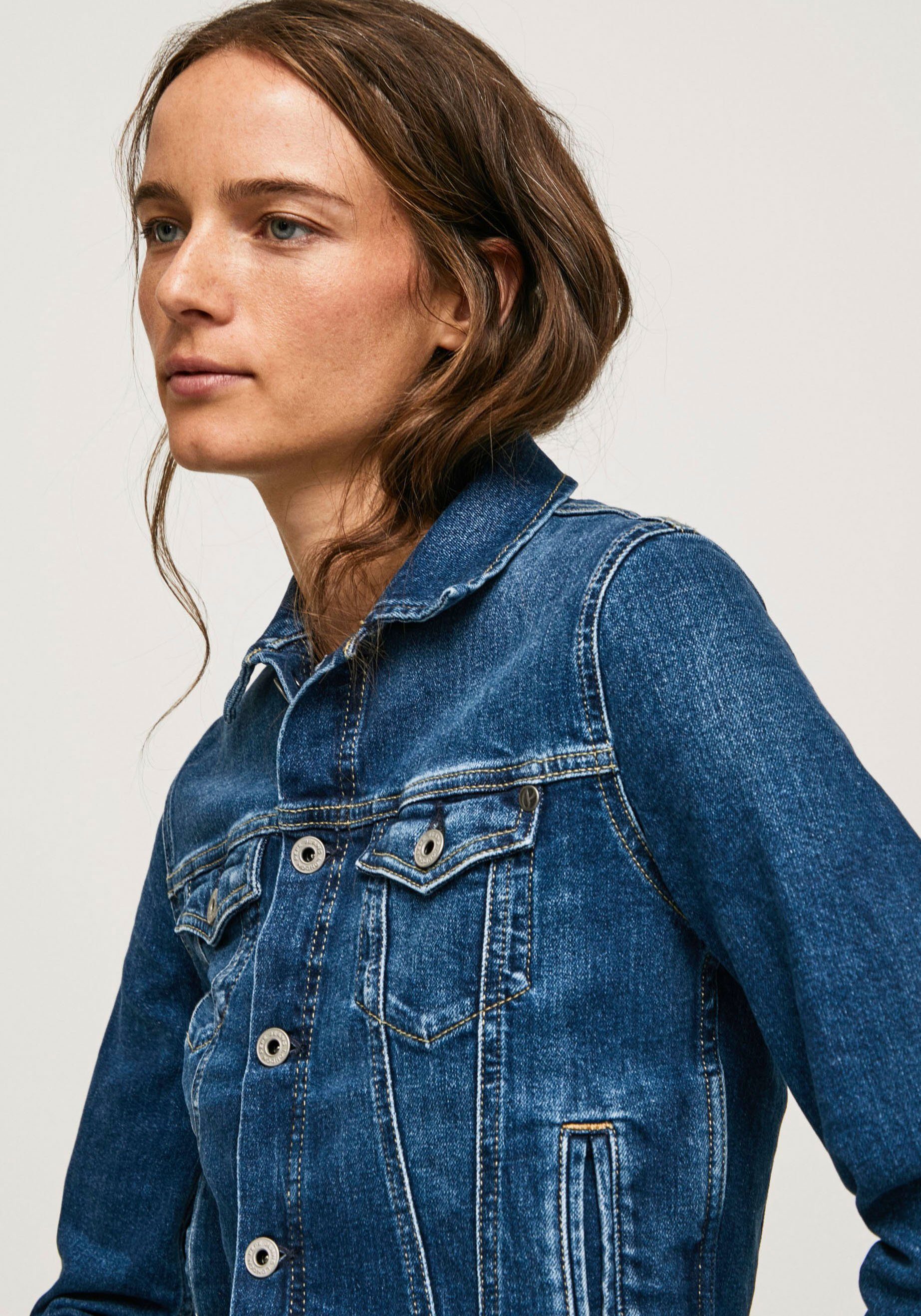 Pepe Jeans Jeansjacke Denim Gymdigo Stretch mit CORE