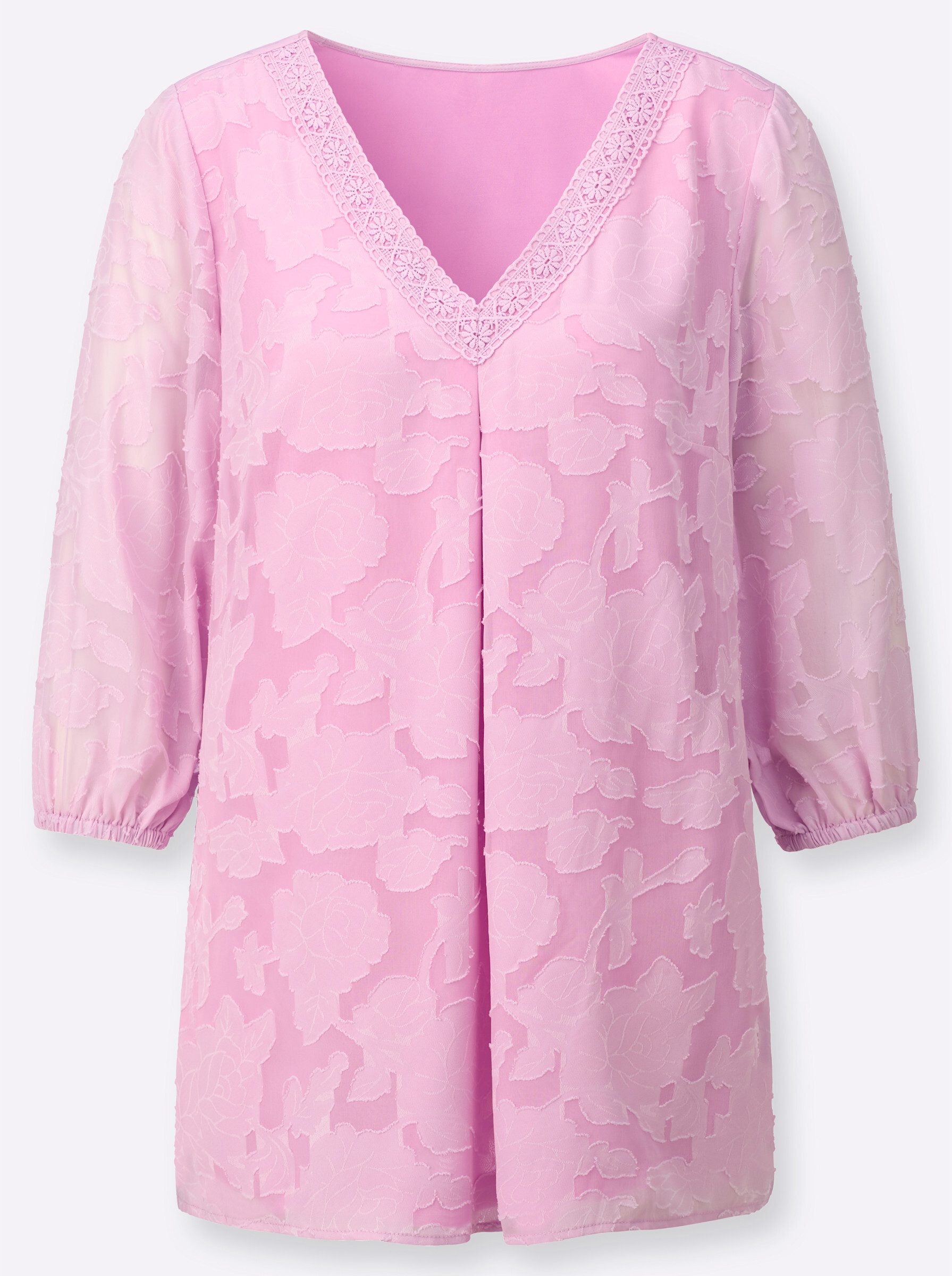 Witt Klassische Bluse Longbluse 3/4-Arm