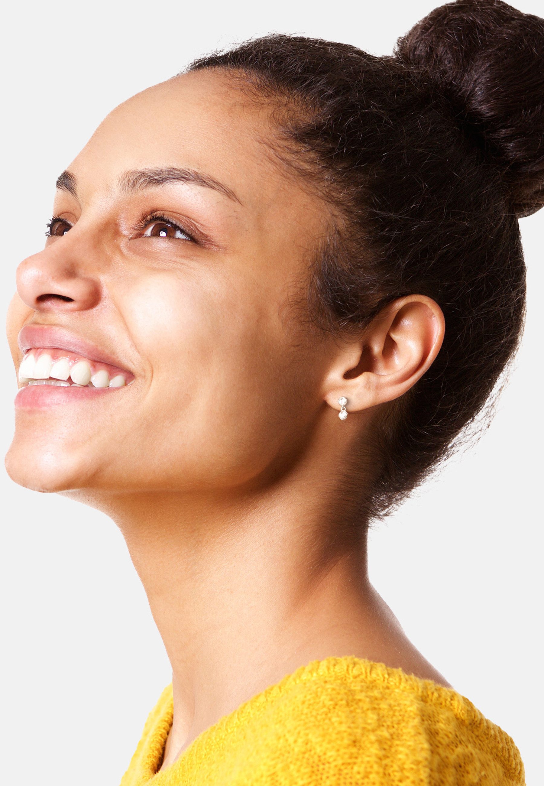 Sofia Milani Paar Ohrstecker Zirkonia, 925 Silber Damen Schmuck - E1550 günstig online kaufen