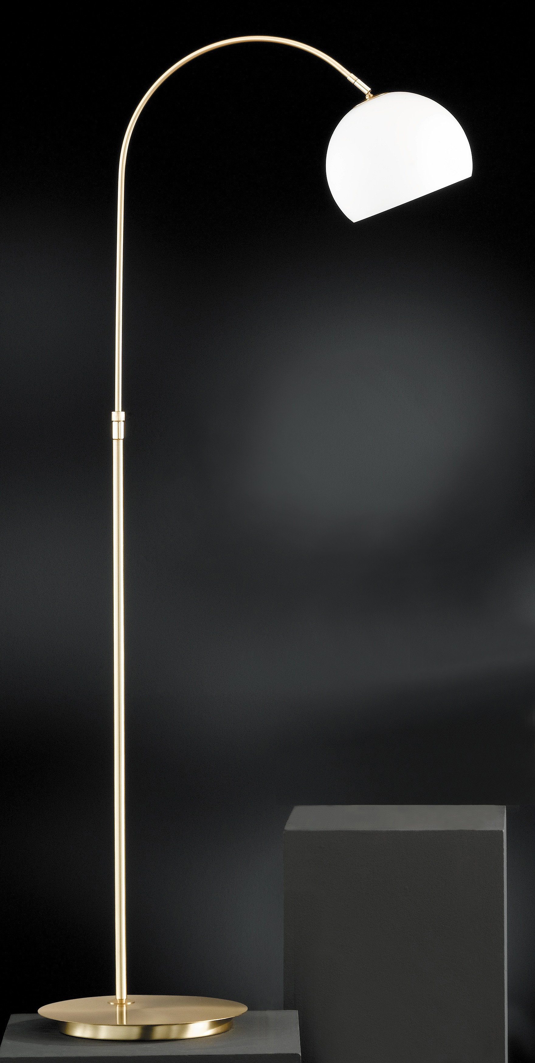 HONSEL FISCHER wechselbar Bow, Leuchtmittel Ein-/Ausschalter, & Stehlampe
