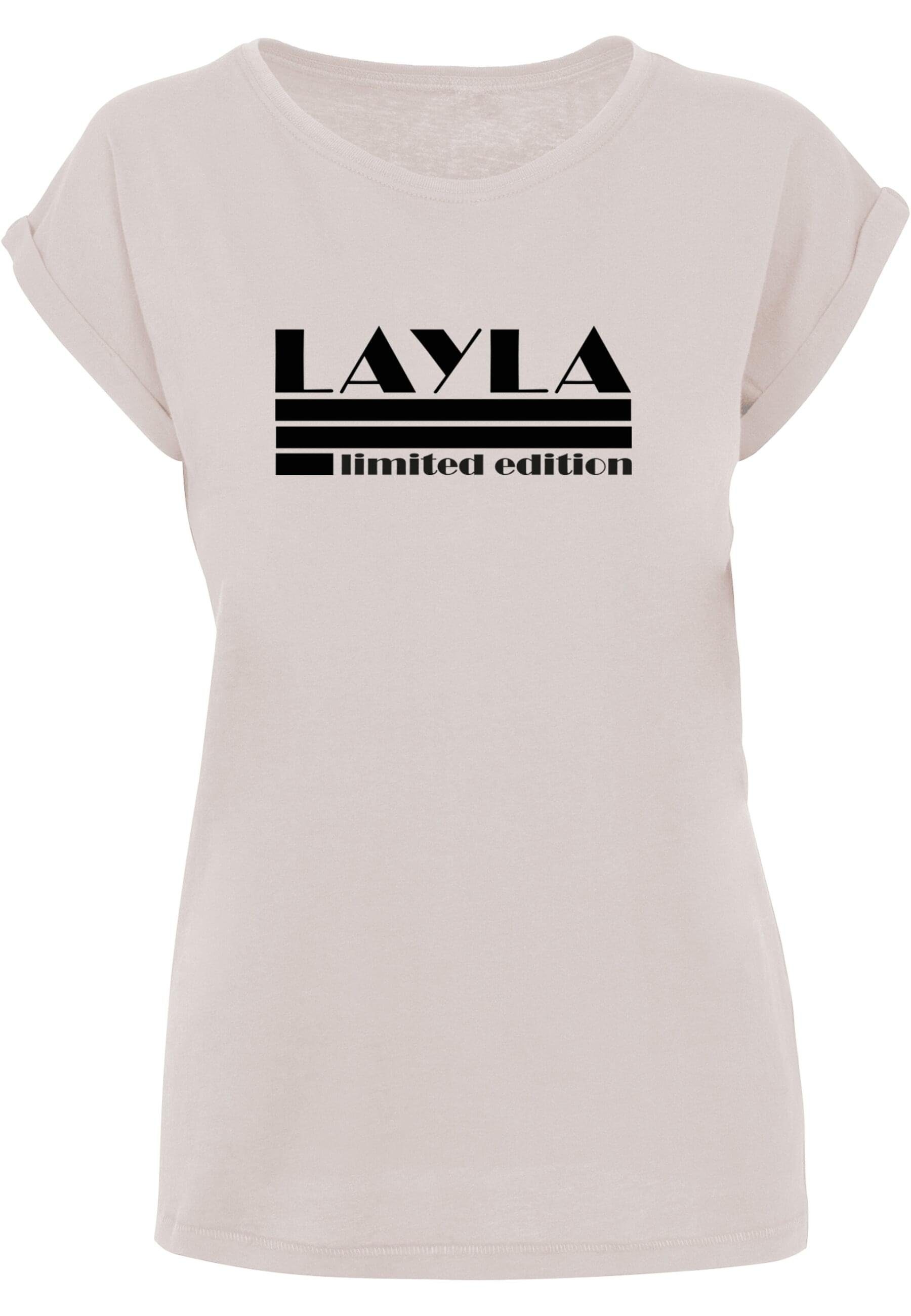 Merchcode T-Shirt Damen Ladies Layla - Limited Edition T-Shirt (1-tlg) pink | T-Shirts