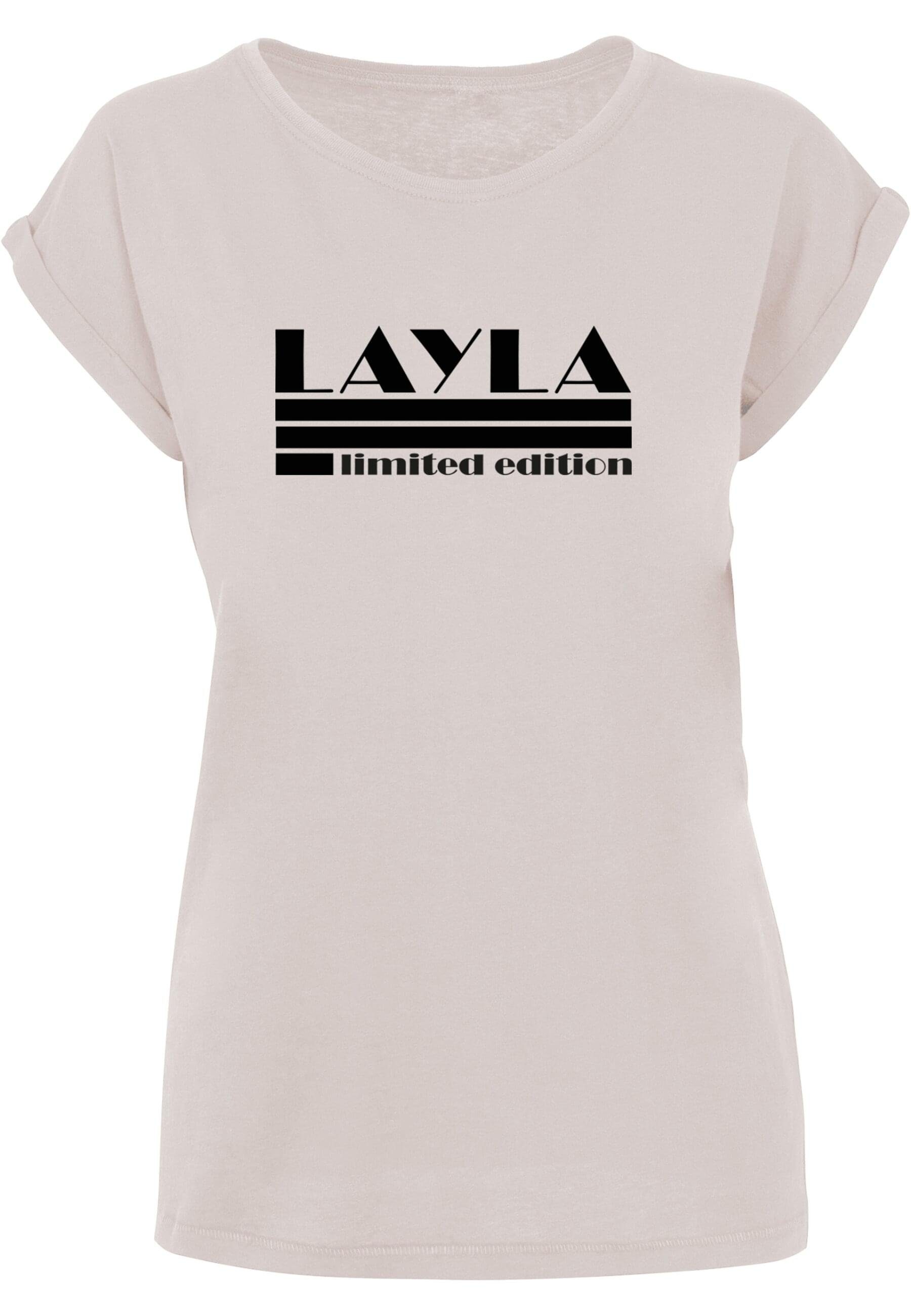 Ladies (1-tlg) Damen Limited Merchcode - T-Shirt Layla Edition T-Shirt