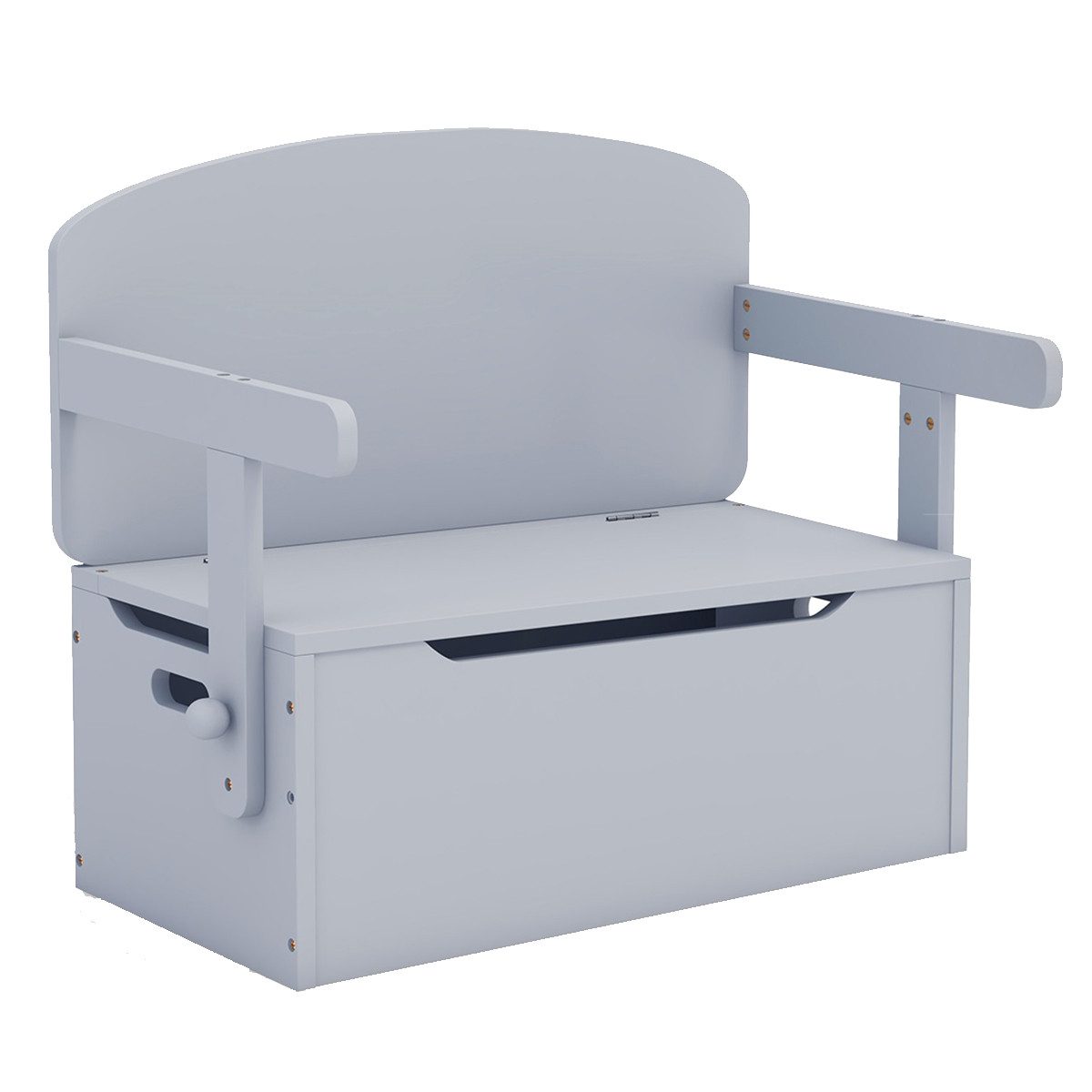 COSTWAY Kinderschreibtisch, mit Stuhl Set, Sitzbank mit Stauraum, 60x34x57c günstig online kaufen