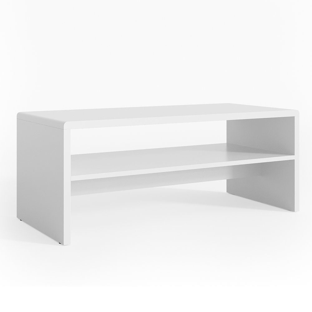 Vicco Couchtisch, Weiß, 99.6 x 39.8 günstig online kaufen