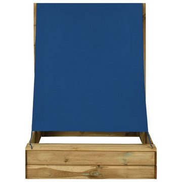 möbelando Sandkasten Estercoast, (LxBxH: 160x100x133 cm), aus Kiefer in blau