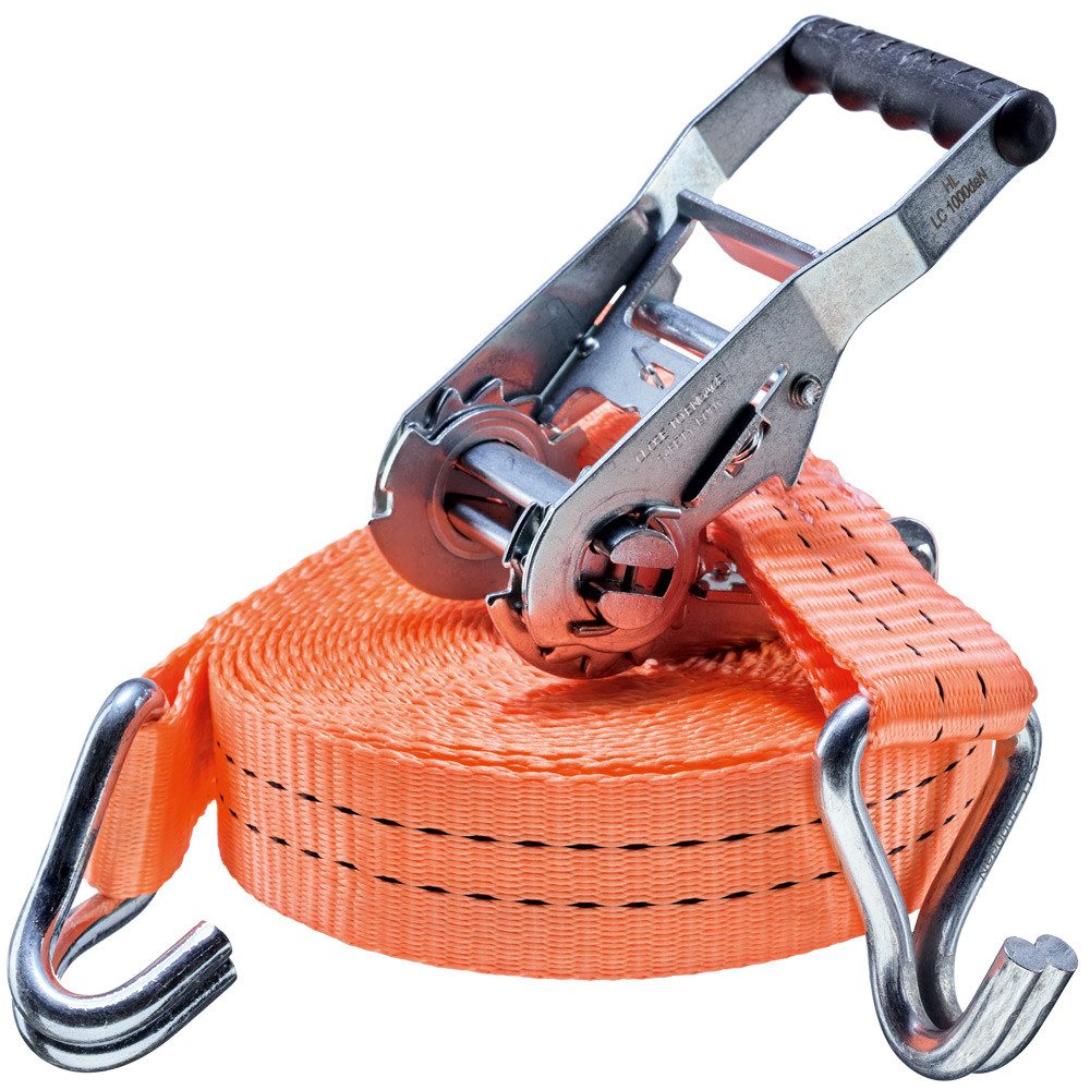 TRIZERATOP Zurrgurt Ratschen Zurrgurt, Spanngurt zweiteilig 35mm 6m, 1000 / 2000 daN (Ratschen Zurrgurt, Spanngurt zweiteilig 35mm 6m, 1000 / 2000 daN, Ratschen Zurrgurt, Spanngurt zweiteilig 35mm 6m, 1000 / 2000 daN)