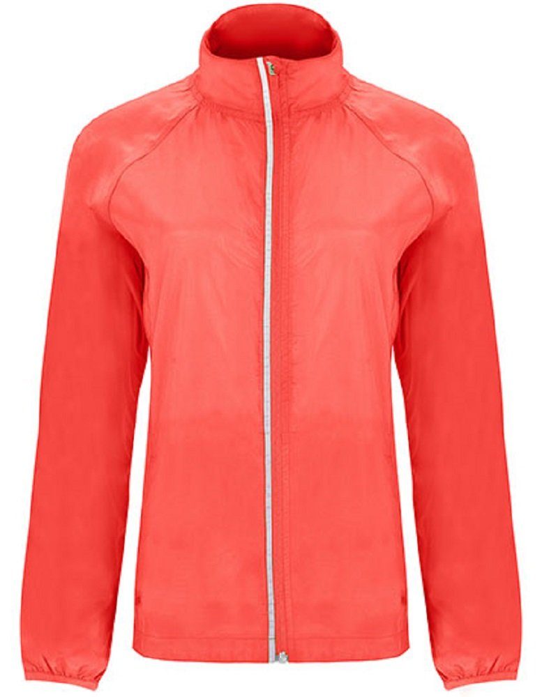 Roly Windbreaker Ultra-Leichte Coral / / reflektierend, Regenjacke Windjacke windabweisend, Sportjacke atmungsaktive wasserabweisend Damen