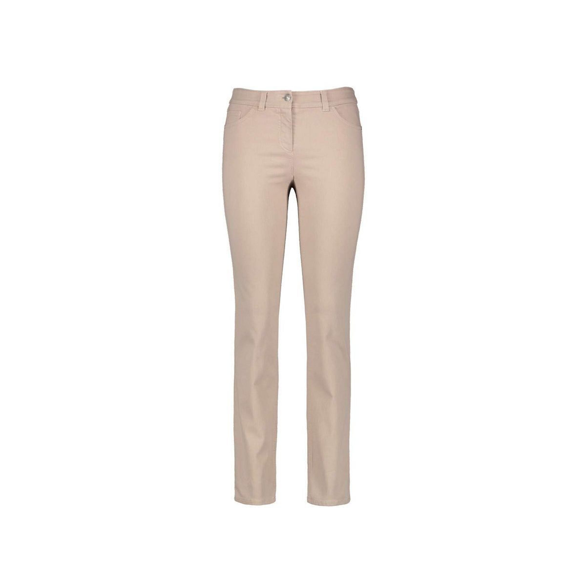 GERRY WEBER Straight-Jeans sand regular (1-tlg)