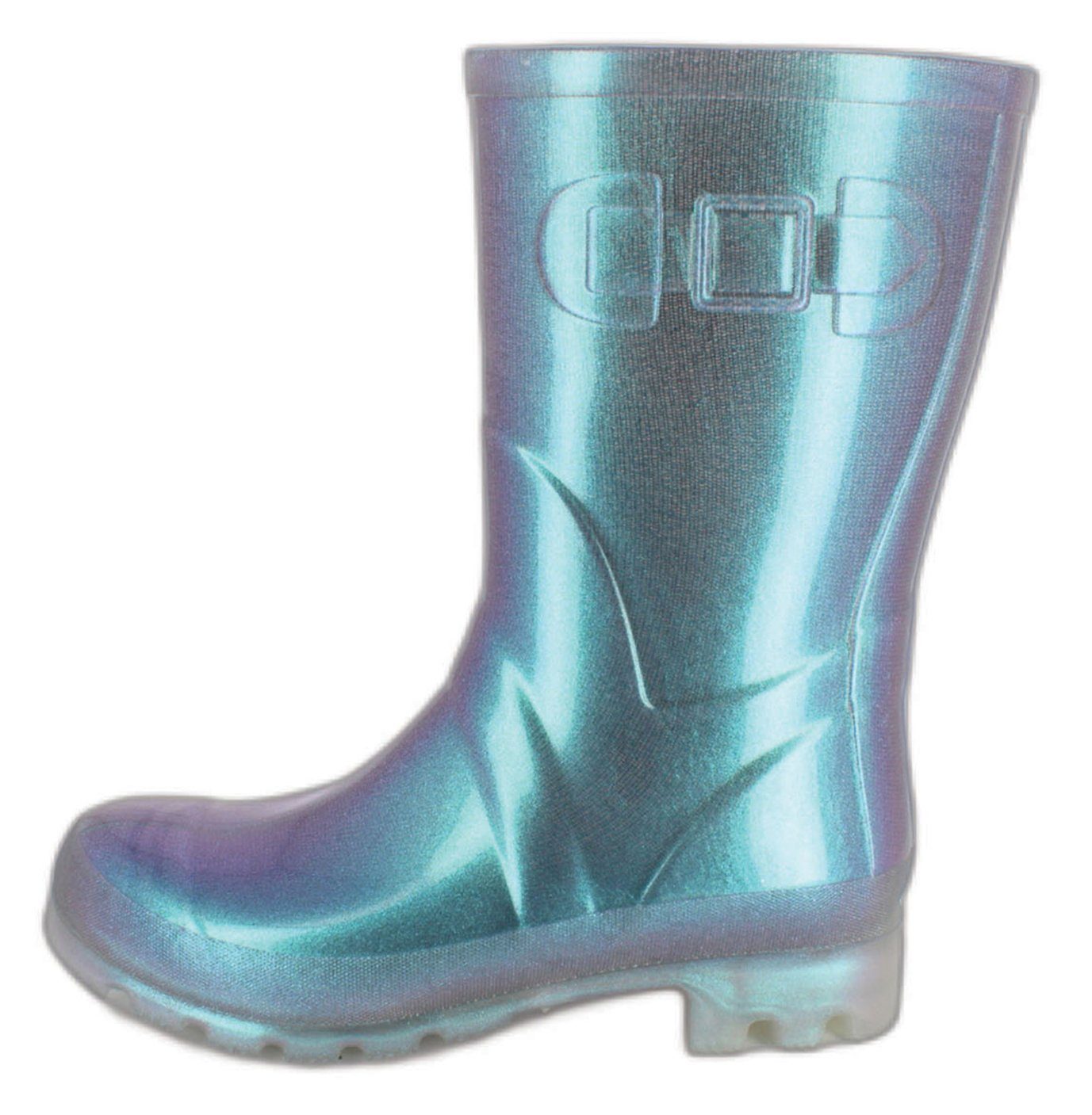 Beck Damen Regenstiefel Glossy Gummistiefel (für trockene Füße bei Nässe und Matschwetter) wasserdicht, ein Hingucker für jedes Alter, und für Festivals