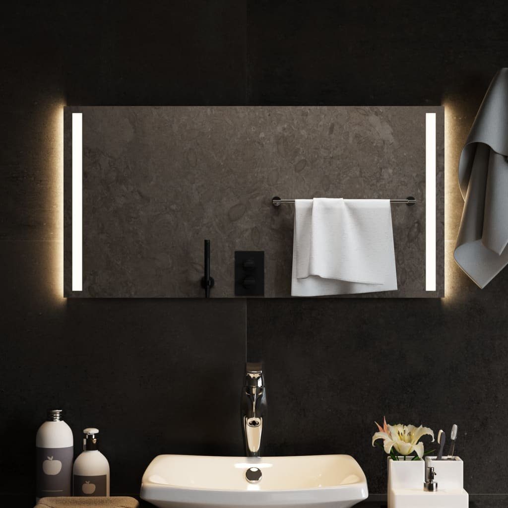 furnicato Wandspiegel LED-Badspiegel 80x40 cm