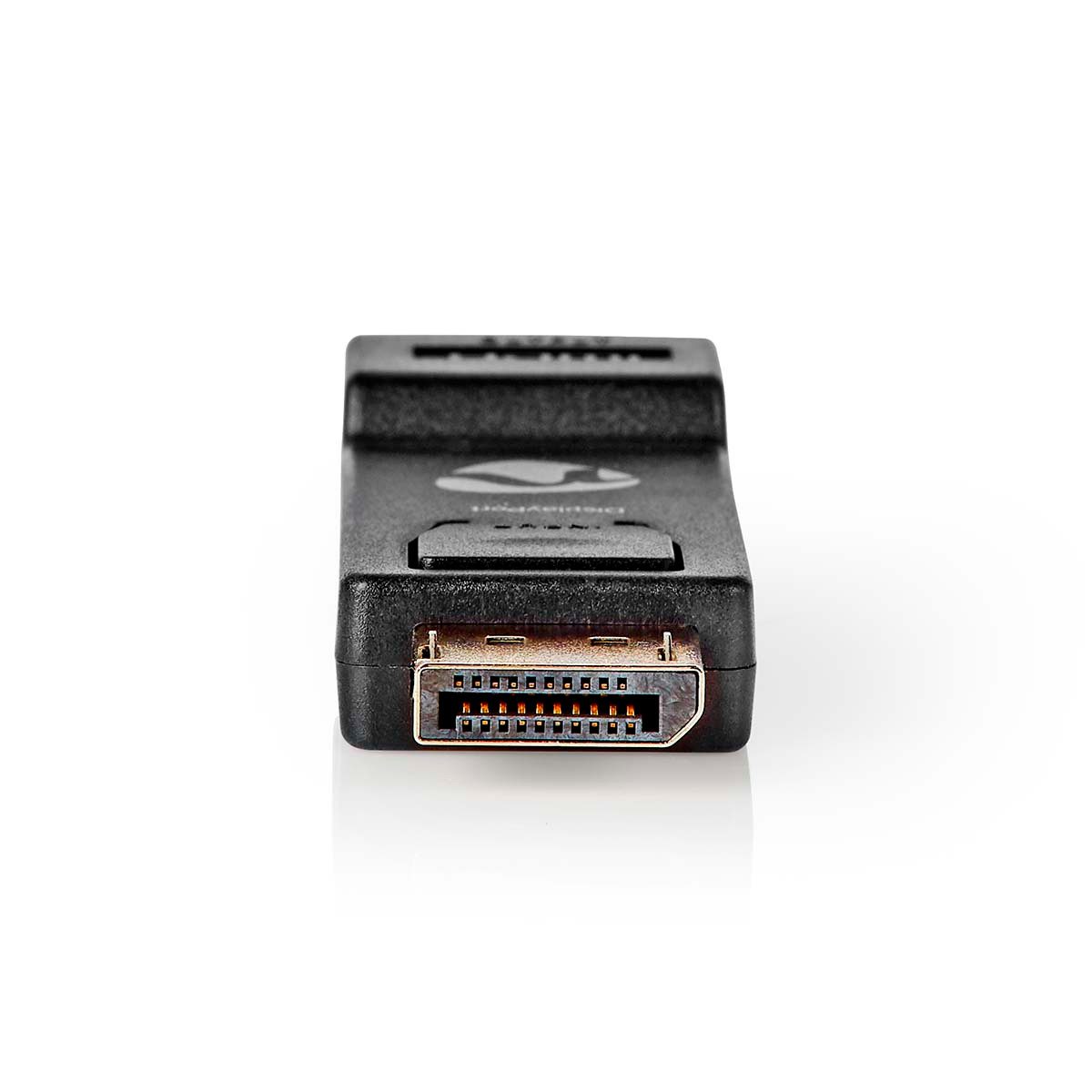 Nedis CCGB37915BK Video-Adapter Displayport-Adapter zu Displayport-Adapter, DisplayPort, HDMI, 1080p@ für Zuhause, flexibel nutzbar, vernickelt