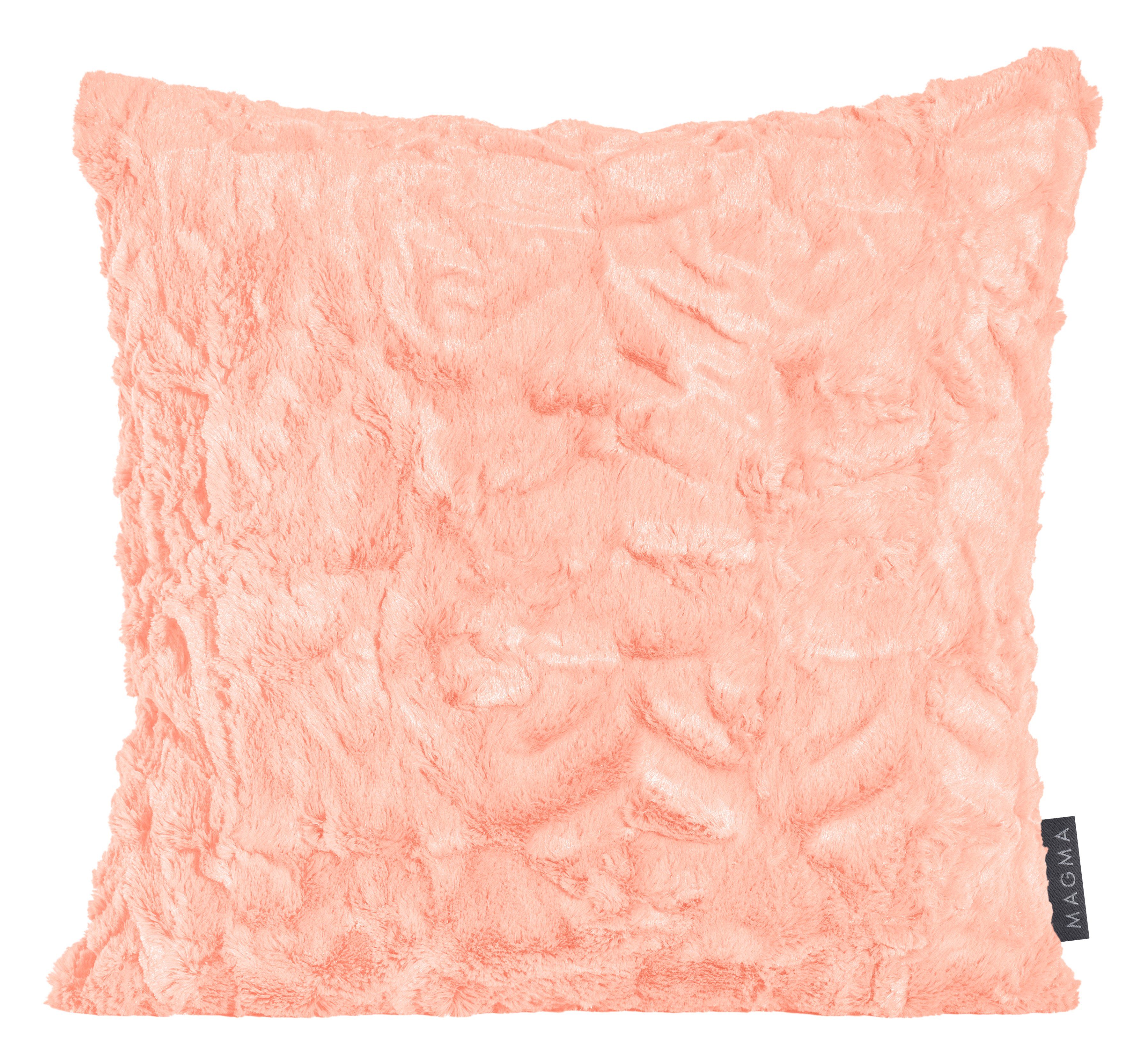 Magma Heimtex Kissenhüllen Zwei FLUFFY 40x40cm Plüsch Kissenhülle Felloptik flauschig kuschelig, (2 Stück), Flauschig