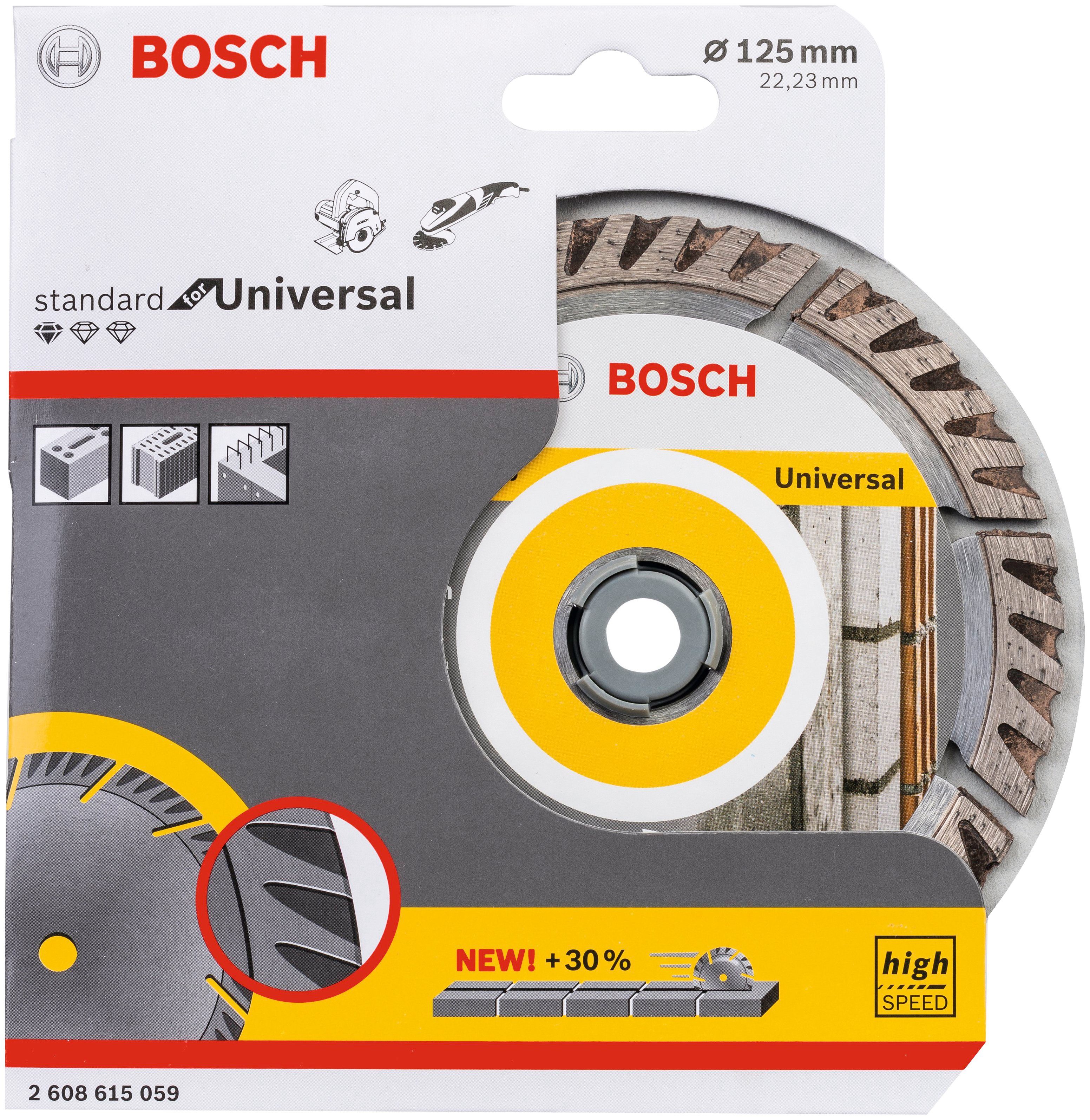 Bosch Professional Trennscheibe Standard for Universal 125 x22,23, Ø 125 mm | Trennscheiben
