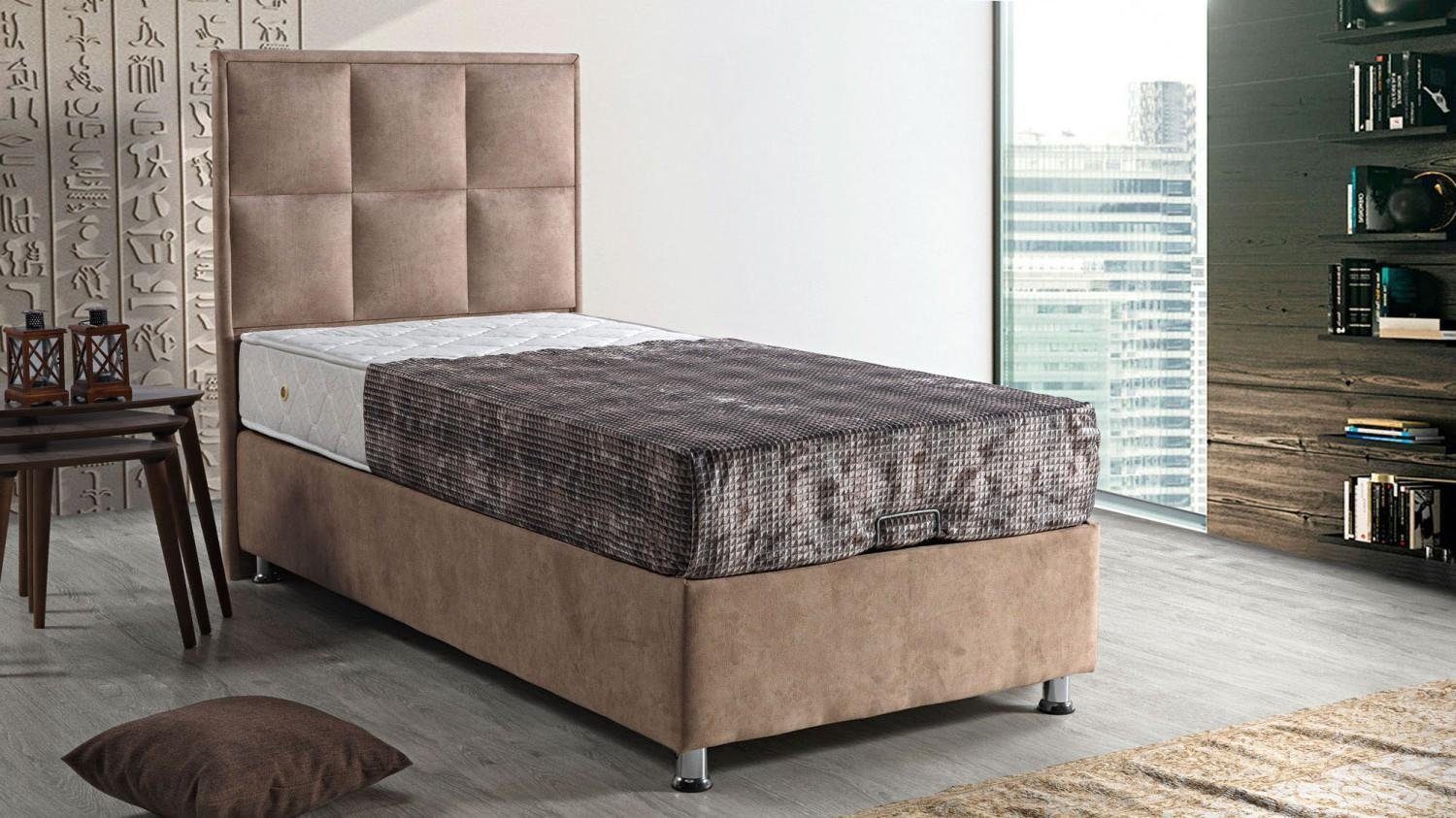 JVmoebel (Bett), Polster Europe Möbel Betten Luxus Made Bett Modern 90x190 Schlafzimmer In Bett Design