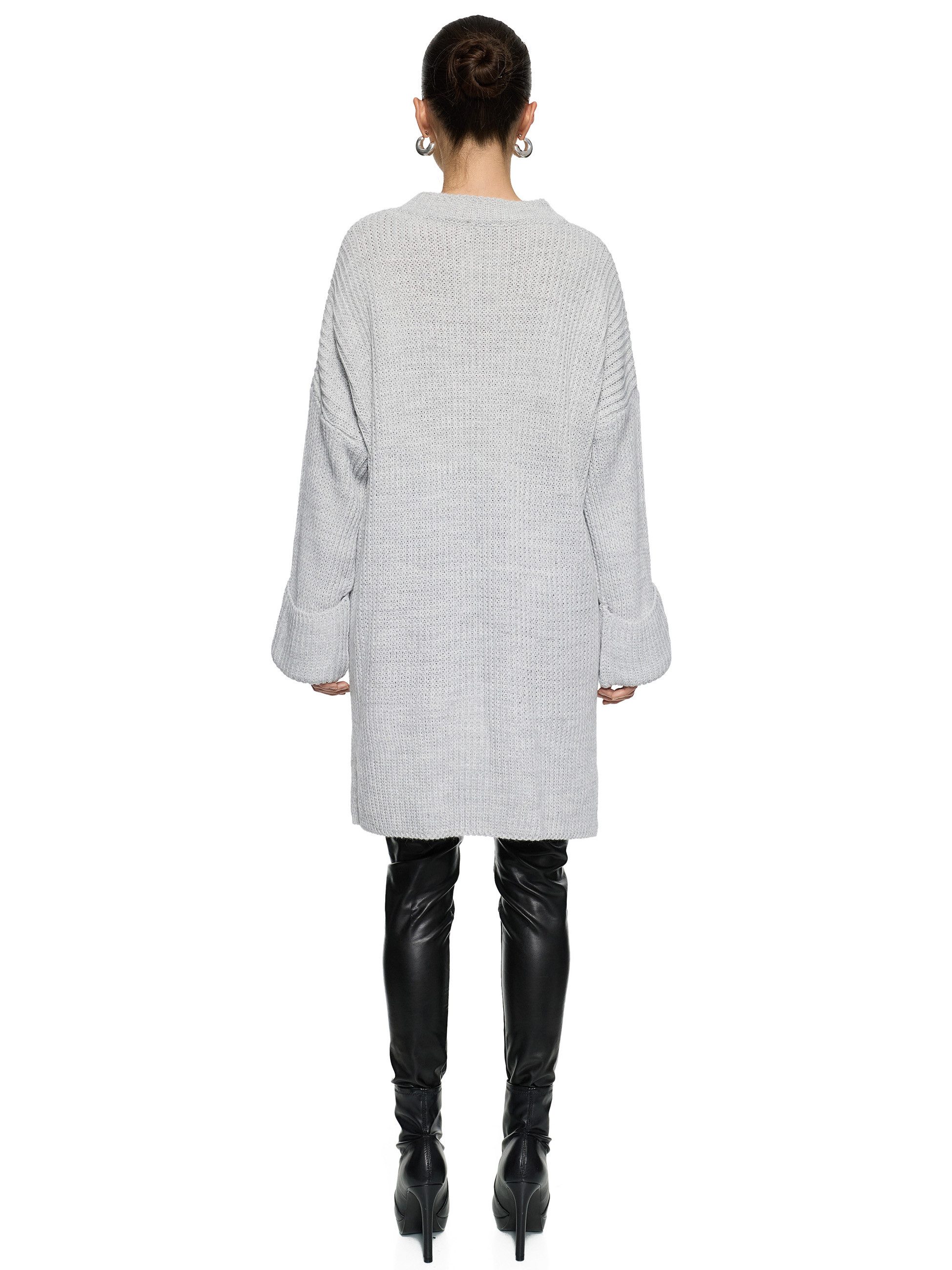 Worldclassca Longpullover WORLDCLASSCA Damen Oversize Strickpulllover Lang Pulli Oberteil Neue Kollektion - Stilvolle und gemütliche Strickmode für Damen