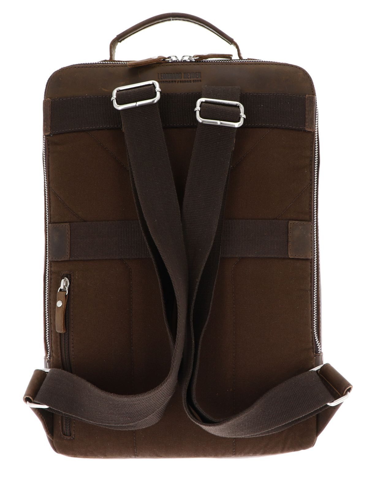 Leonhard Heyden Rucksack Business Rucksack 7670 (Set, 2-tlg), aus echtem Rindsleder