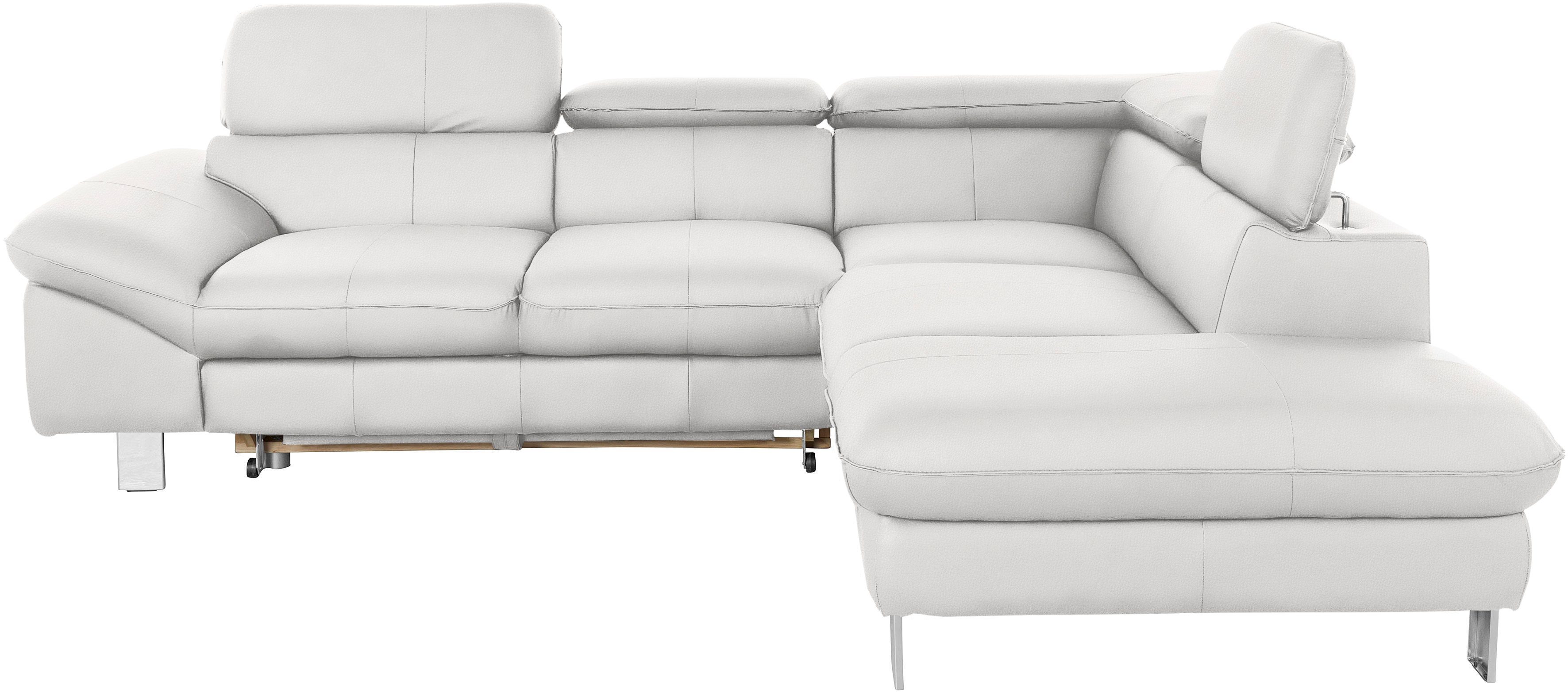 COTTA Ecksofa Driver L-Form, mit Kopfteilverstellung, günstig online kaufen