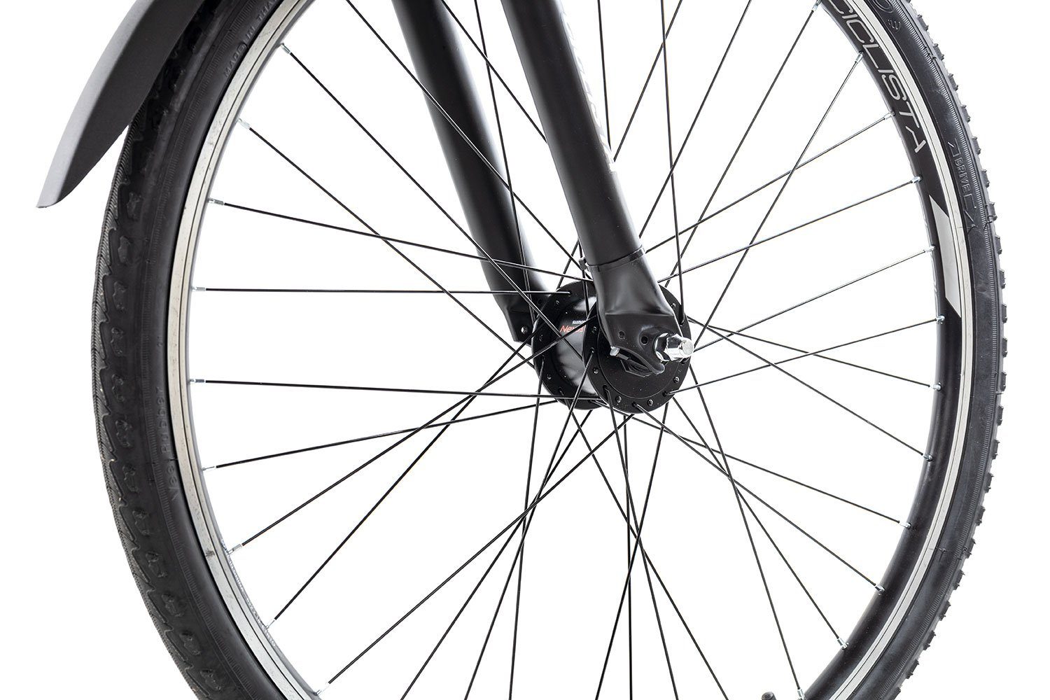 Ciclista Crossrad All Road Trapez, 21 Gang Shimano Tourney 21 Schaltwerk, Kettenschaltung, Crossbike 28 Zoll Damenfahrrad weiß