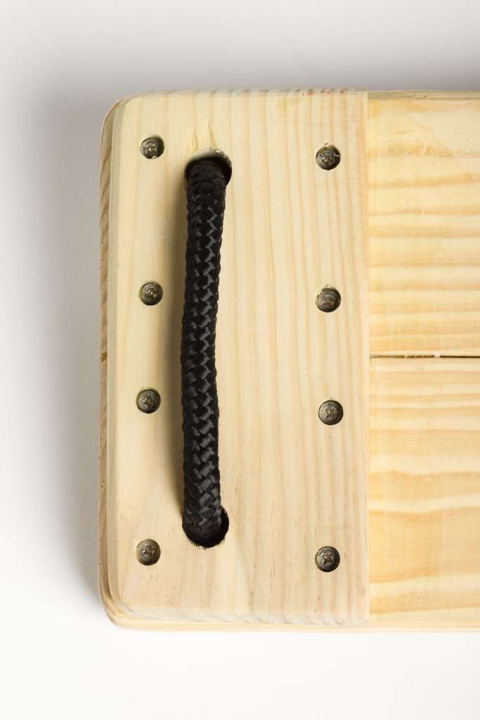 DICE Schaukelsitz Brettschaukel Baumschaukelsitz aus Kiefernholz und 6 Meter Seil, passend für BERG Playbase