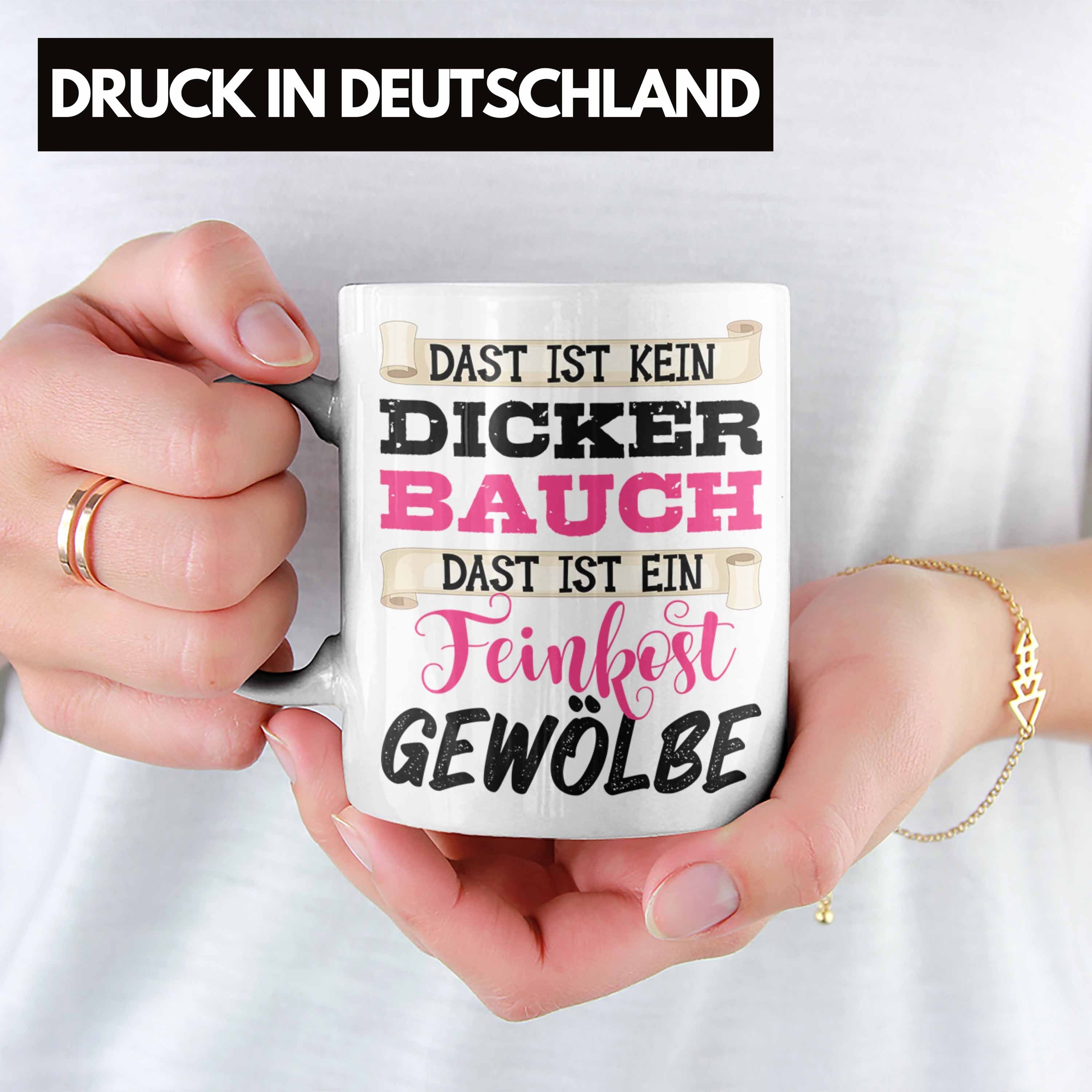 Trendation Kein Das Humor Geschenk Trendation - Feinkostgewölbe Dicke Bauch Weiss Dicker Leute Ist Tasse Frauen Männer Tasse