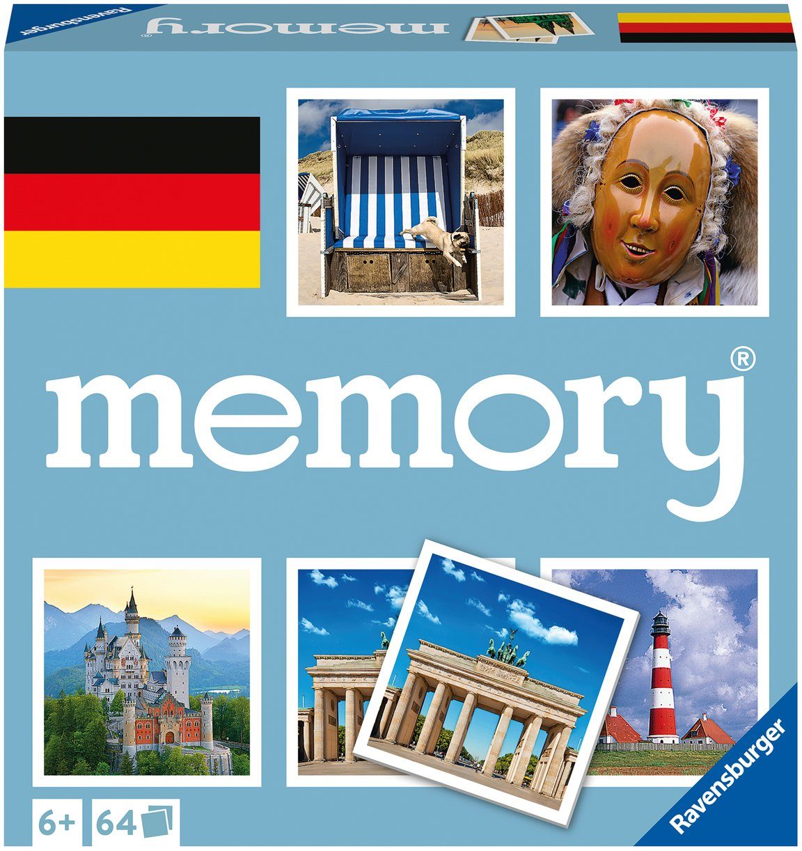 Ravensburger Spiel Deutschland memory®, Merkspiel, Made in Europe