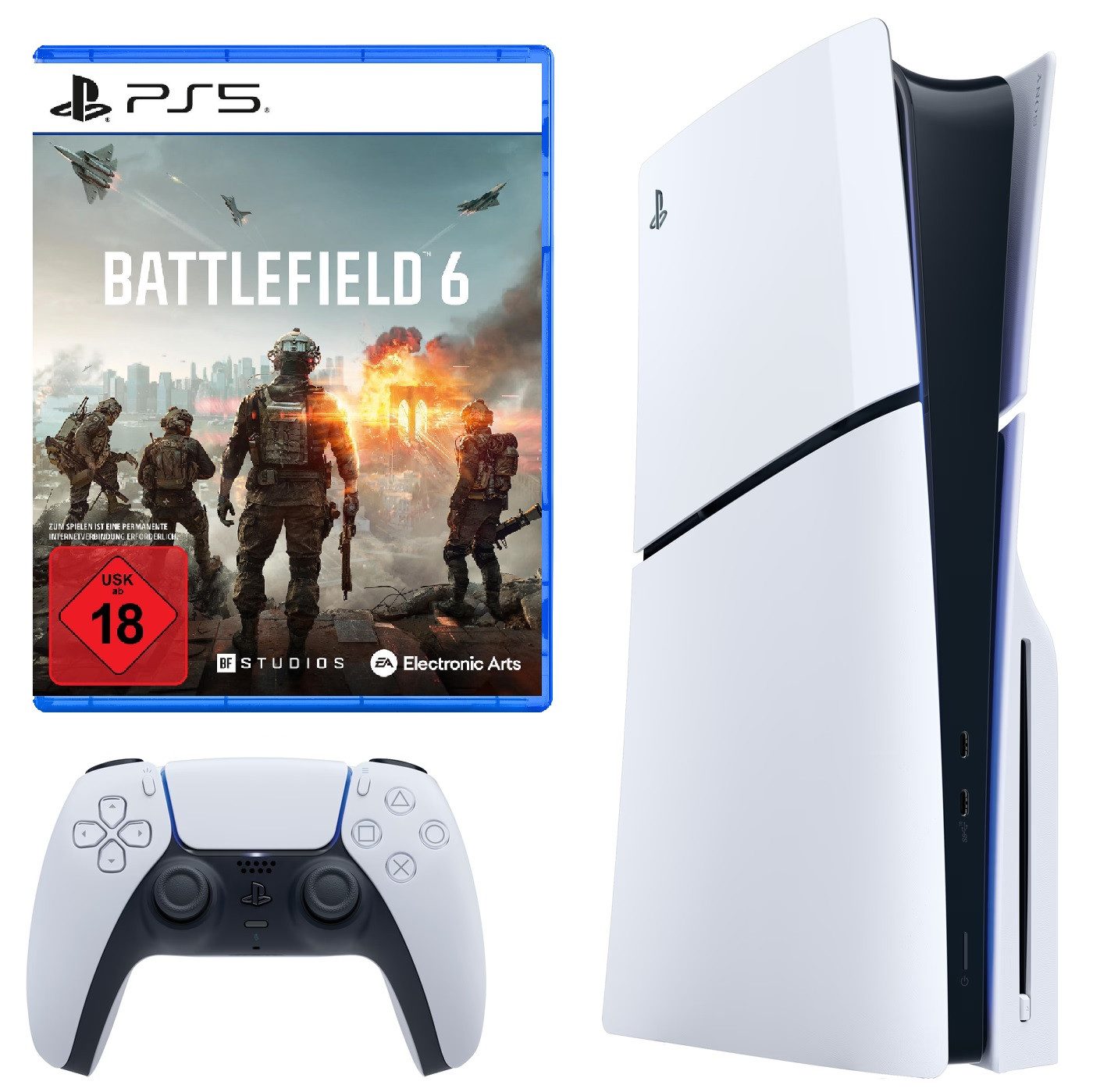 Playstation PlayStation 5 Slim Battlefield 6 Bundle PS5 Slim Battlefield VI