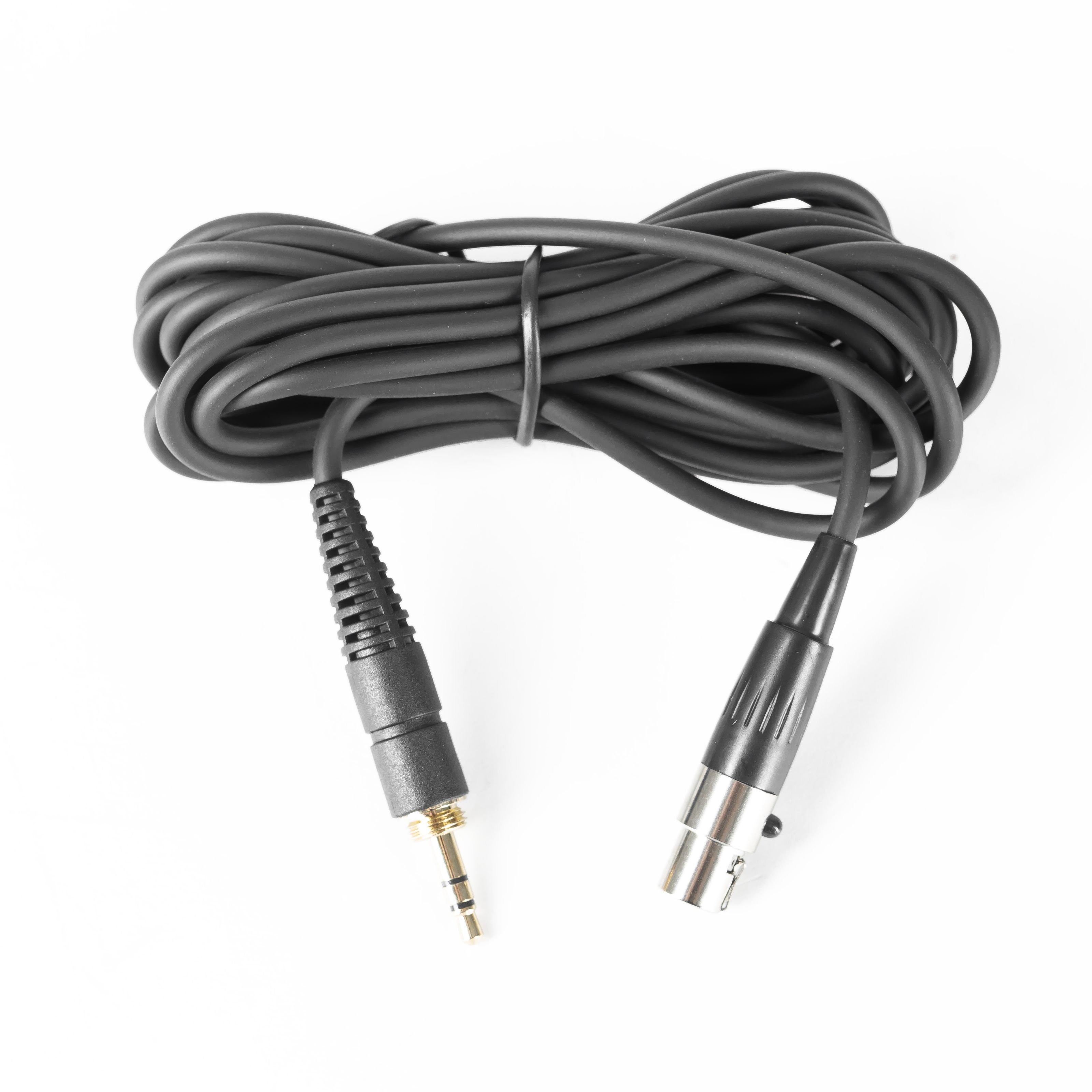 FAME Kopfhörer (Audio Kopfhörerkabel, Mini XLR, 3m, Schwarz, Miniklinke 3,5 Stereo)