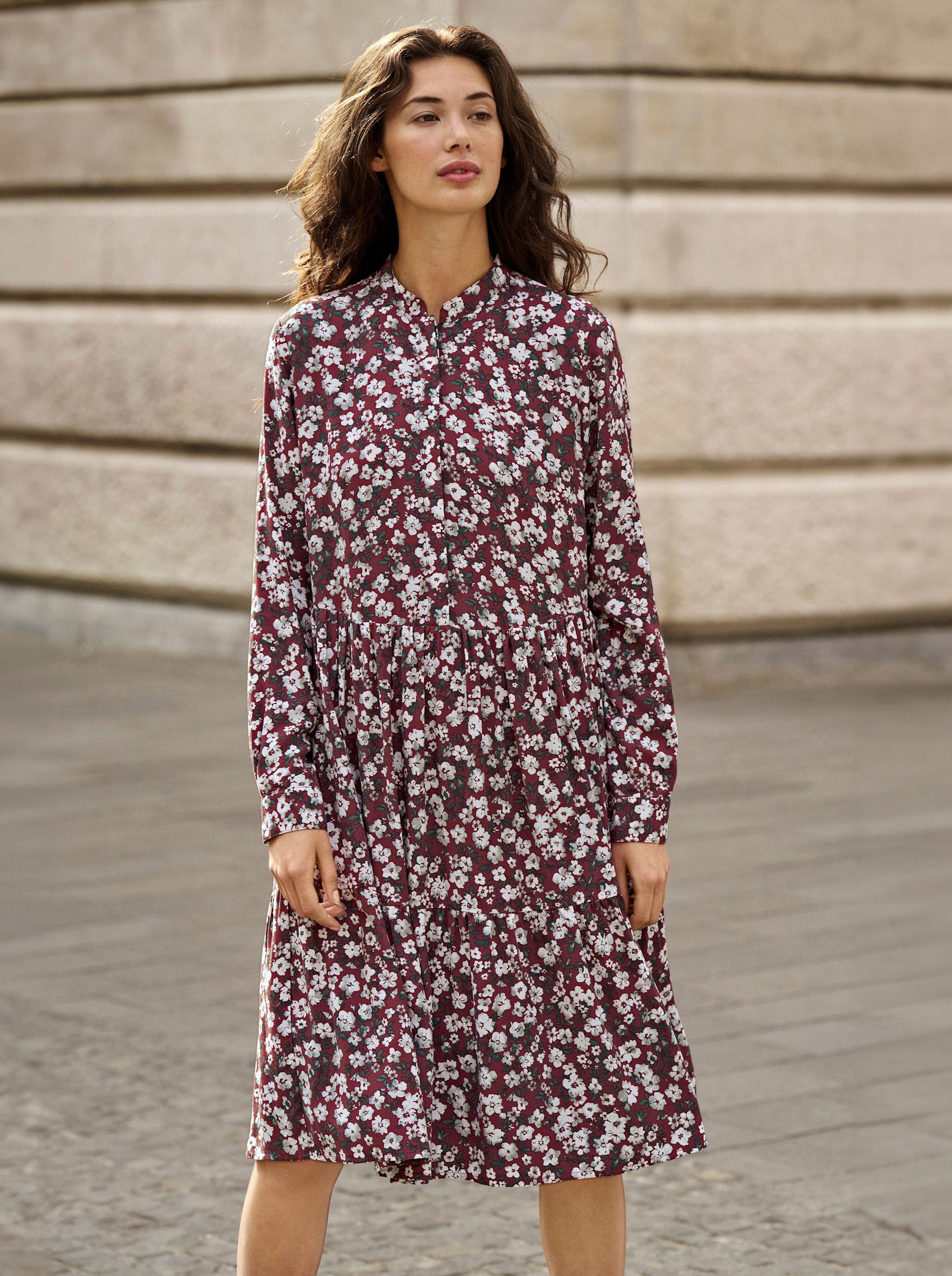 Etuikleid Druck-Kleid