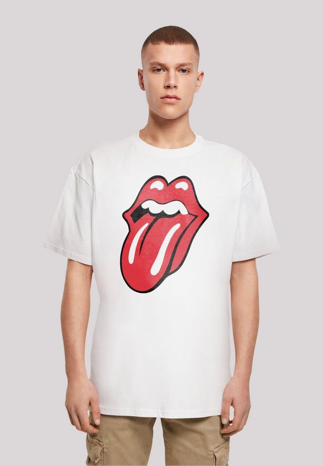 F4NT4STIC T-Shirt The Rolling Stones Zunge Rot Print, Fällt weit aus, bitte  eine Größe kleiner bestellen